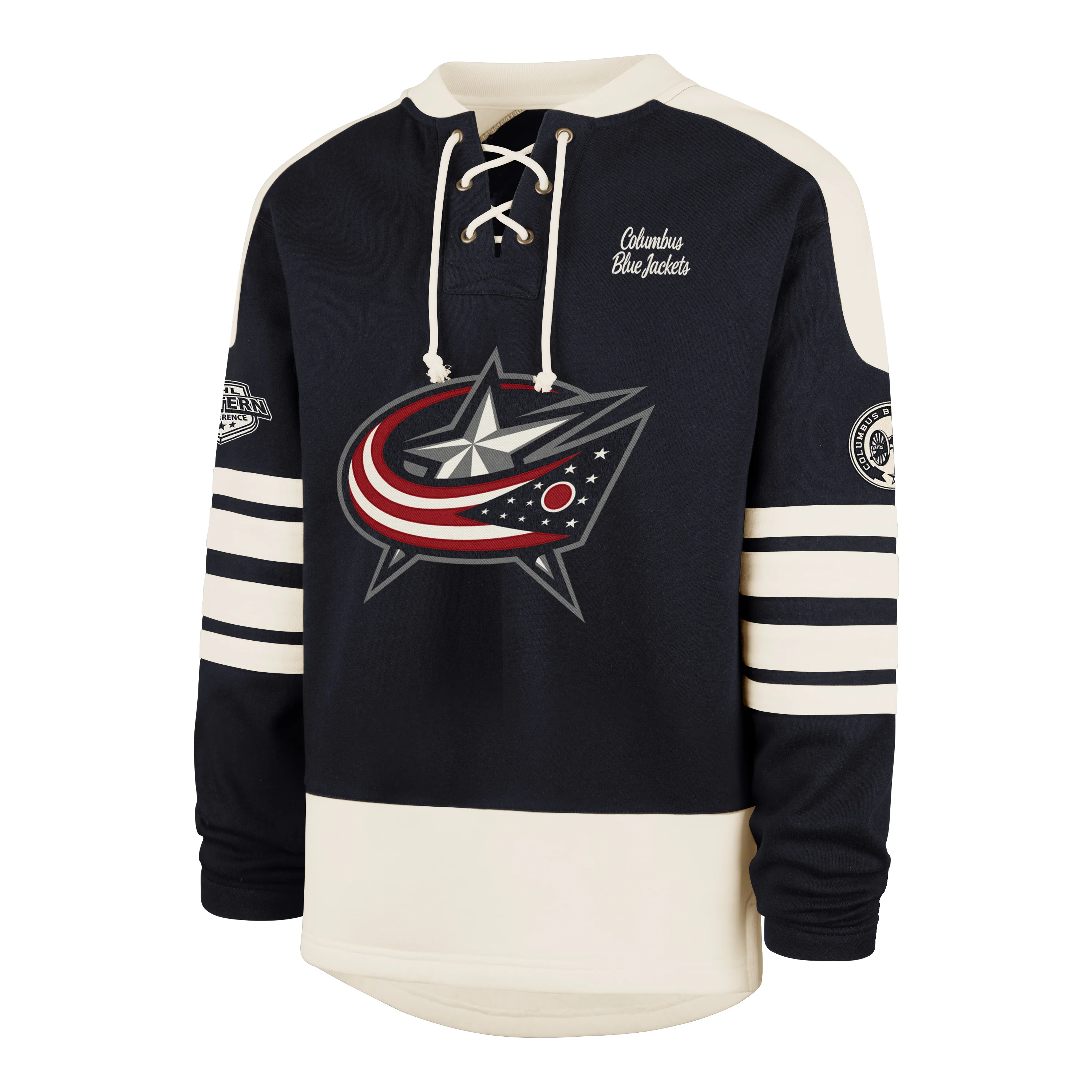 COLUMBUS BLUE JACKETS SWEEP CHECK '47 ETERNAL LACER