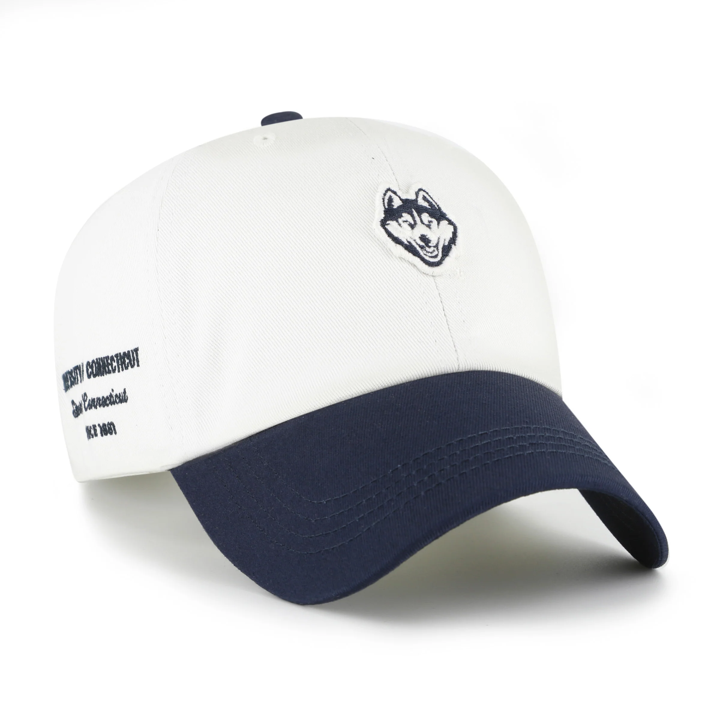CONNECTICUT HUSKIES UCONN CONTEMPORARY BASICS TWO TONE '47 CLEAN UP