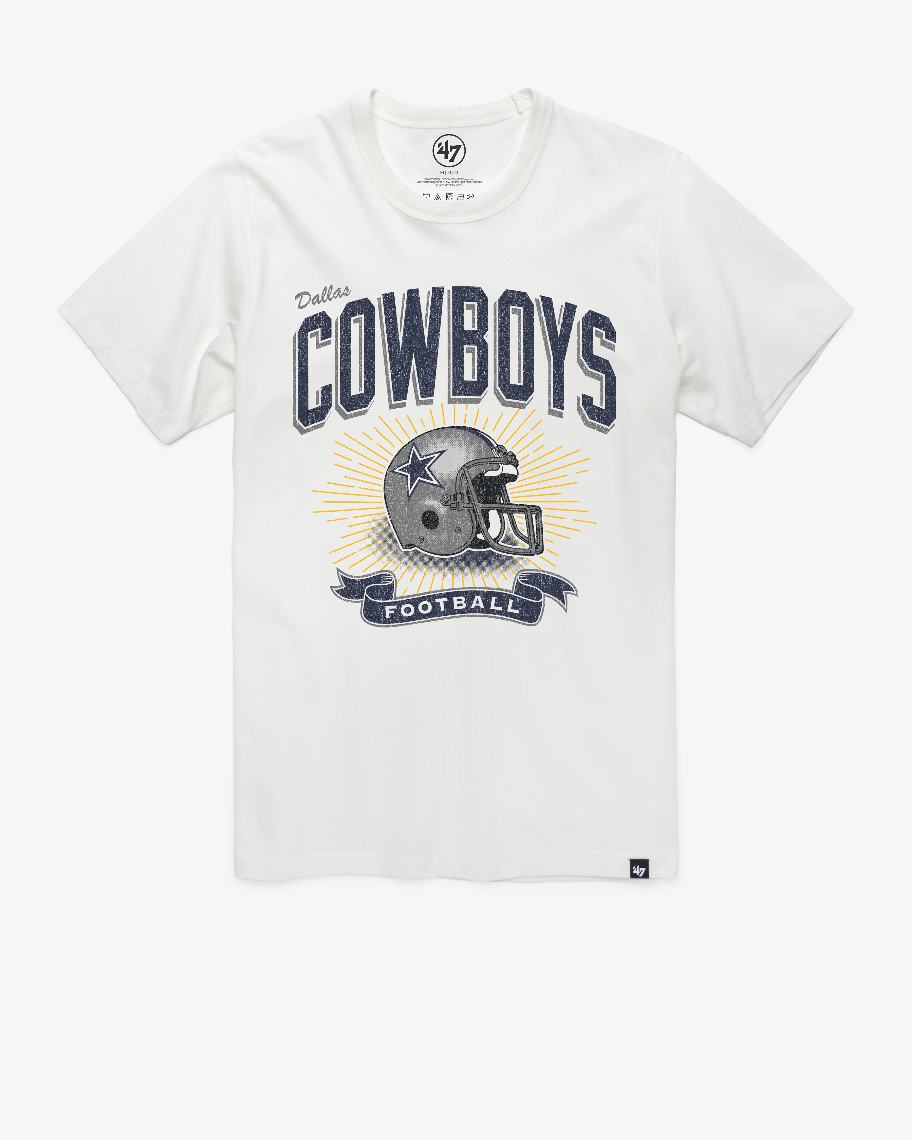 DALLAS COWBOYS HISTORIC PRIME PLAY '47 FRANKLIN TEE