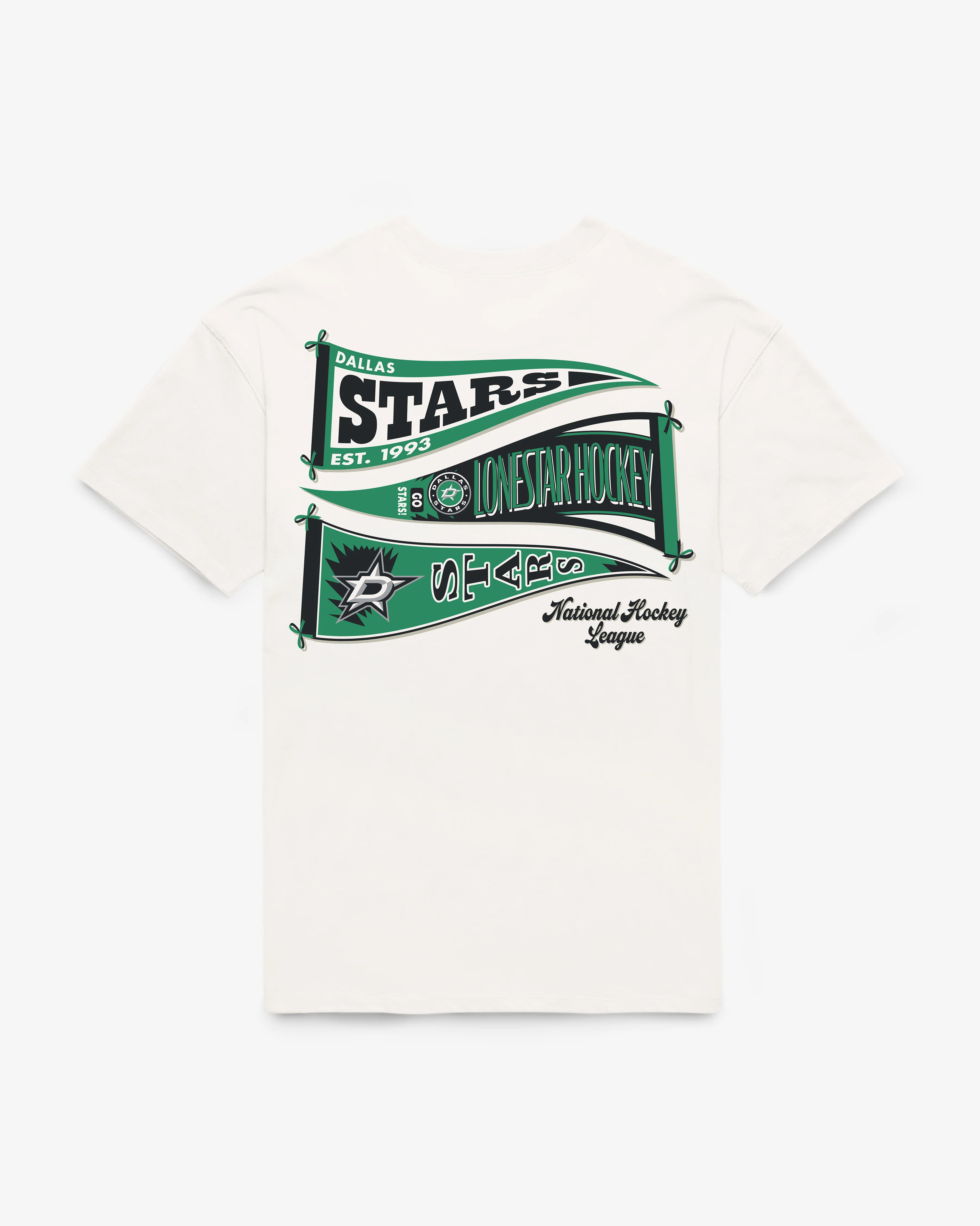 DALLAS STARS BOW AND BANNER BACKER '47 SADIE TEE WOMENS - Image 3