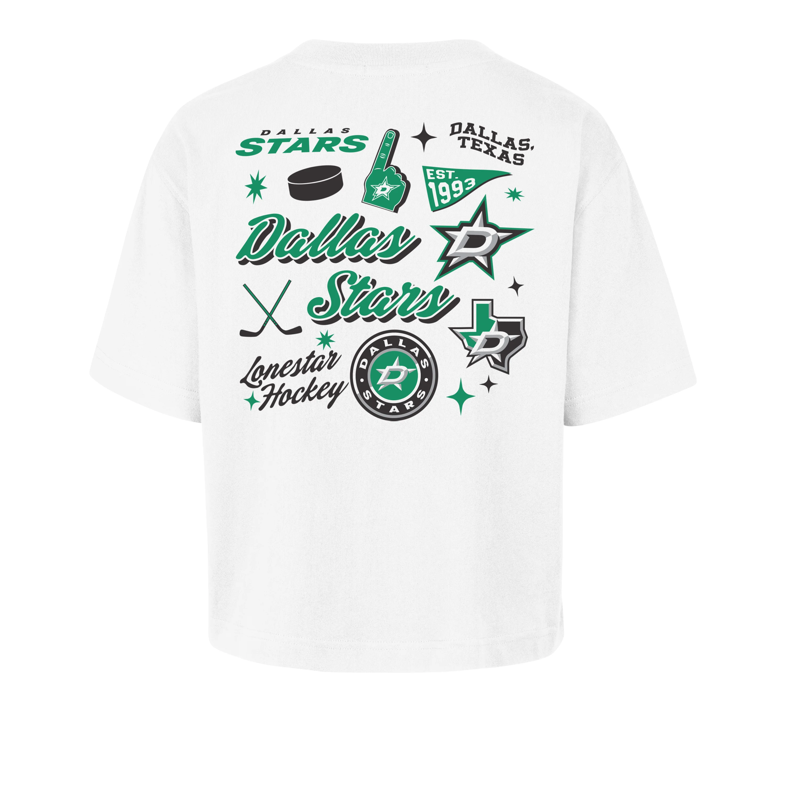 DALLAS STARS COLLAGE SCRIPT '47 REED CITY TEE WOMENS - Image 2