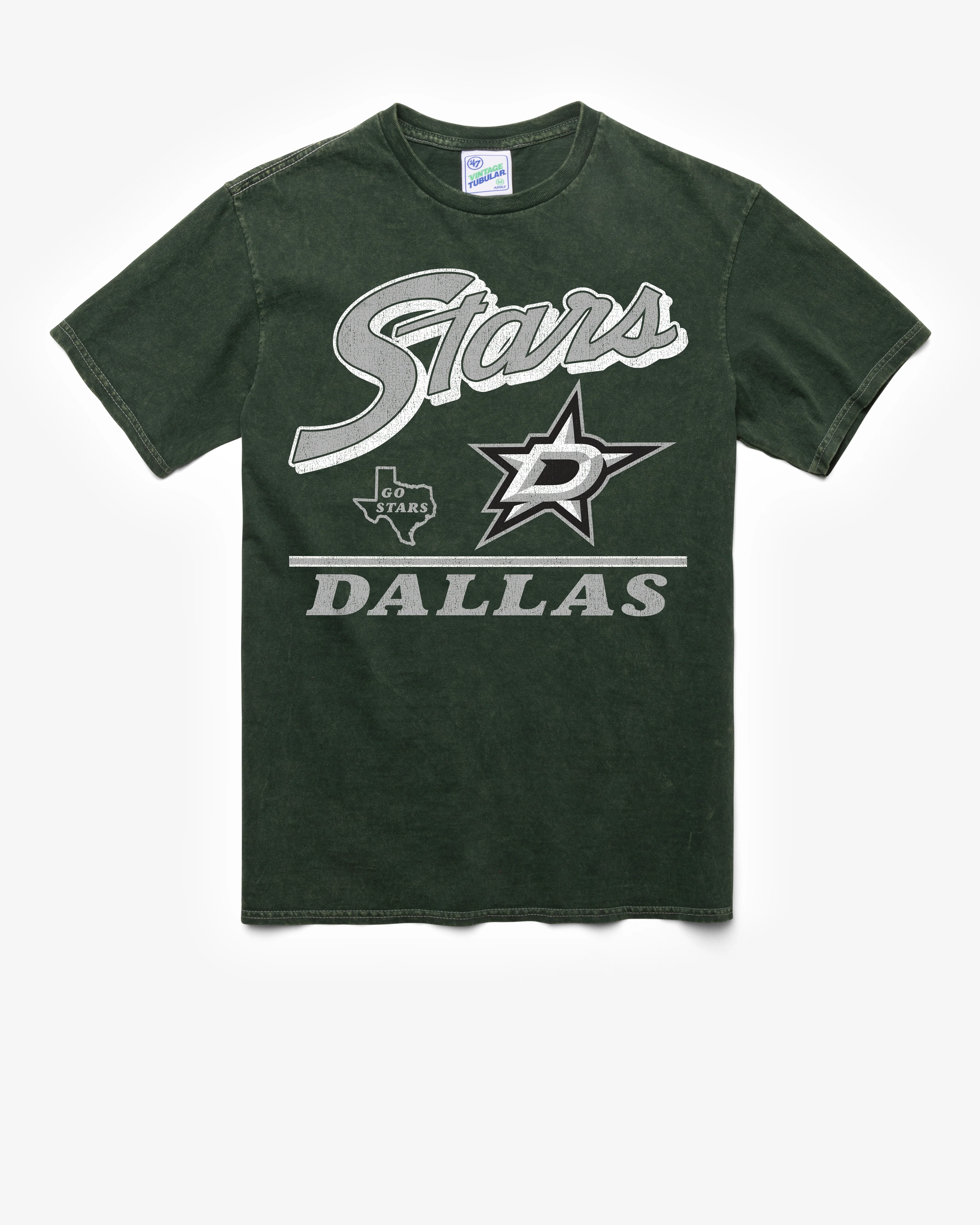 DALLAS STARS FLY BY VINTAGE '47 TUBULAR TEE