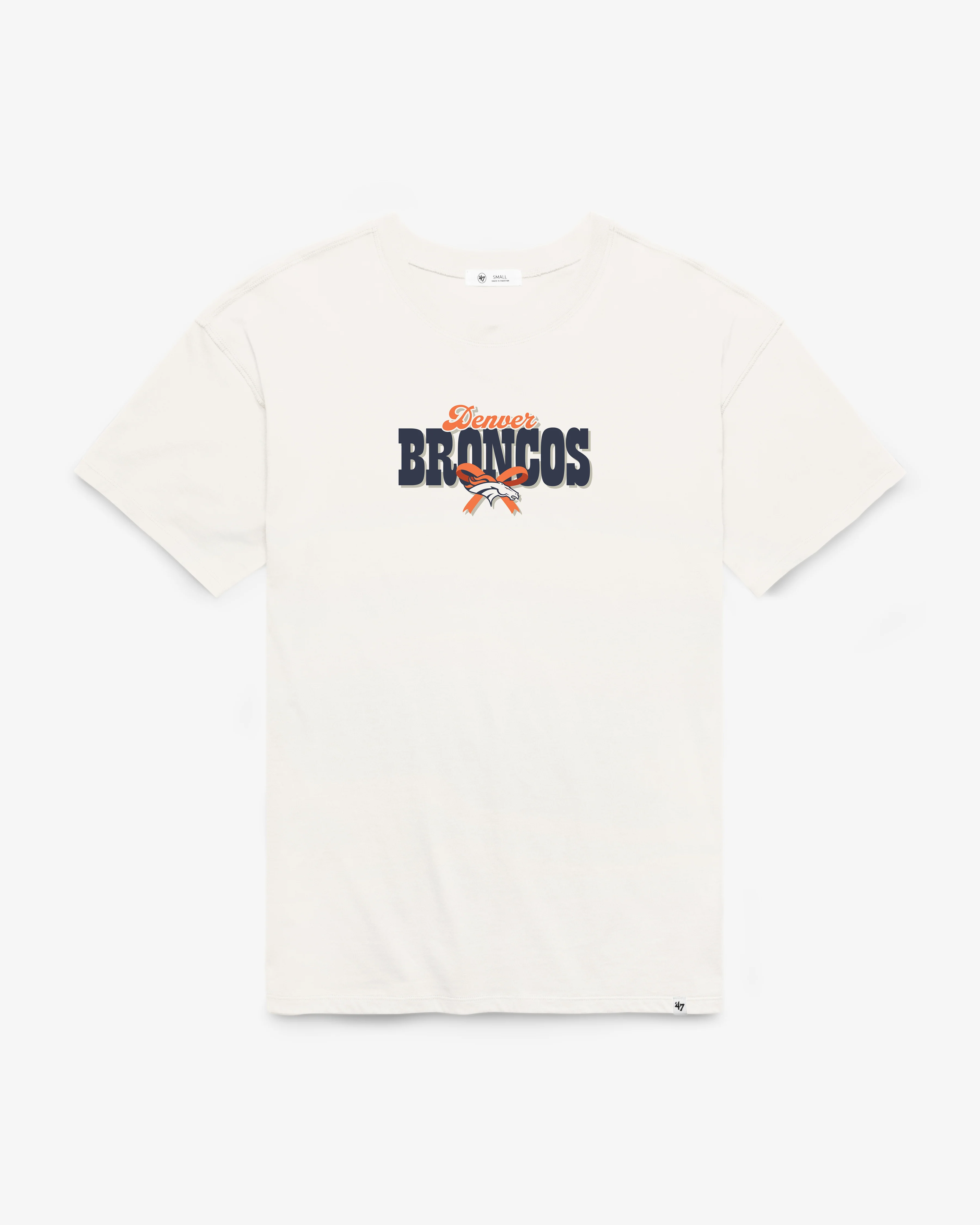 DENVER BRONCOS BOW AND BANNER BACKER '47 SADIE TEE WOMENS - Image 2