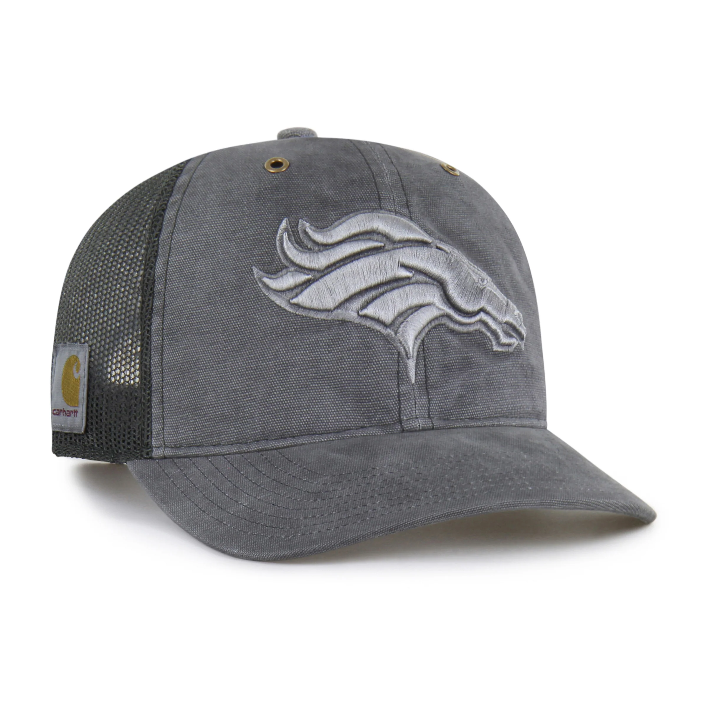 DENVER BRONCOS CARHARTT DYED '47 TRUCKER RF RELAXED FIT