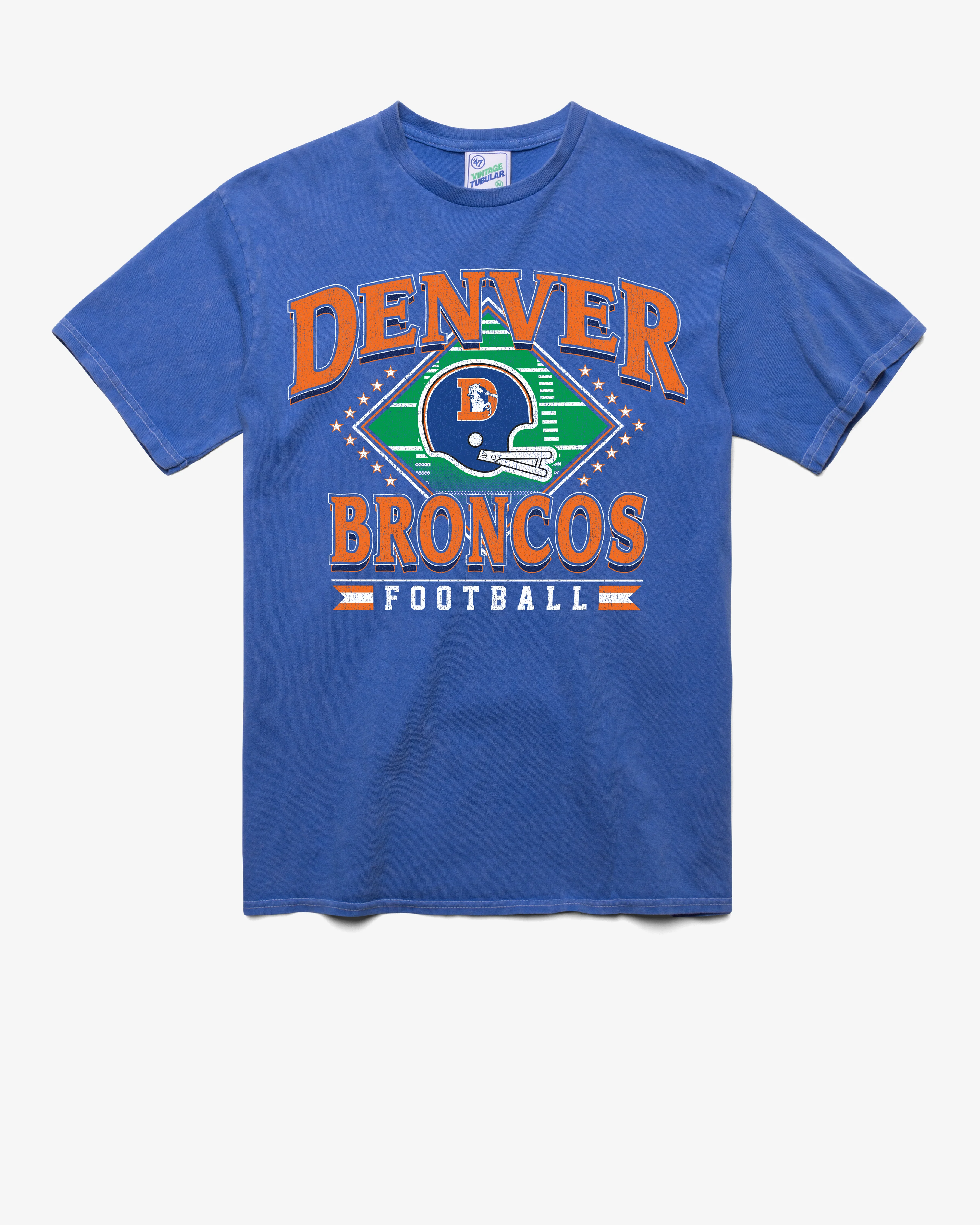 DENVER BRONCOS HISTORIC FIELD PASS VINTAGE '47 TUBULAR TEE