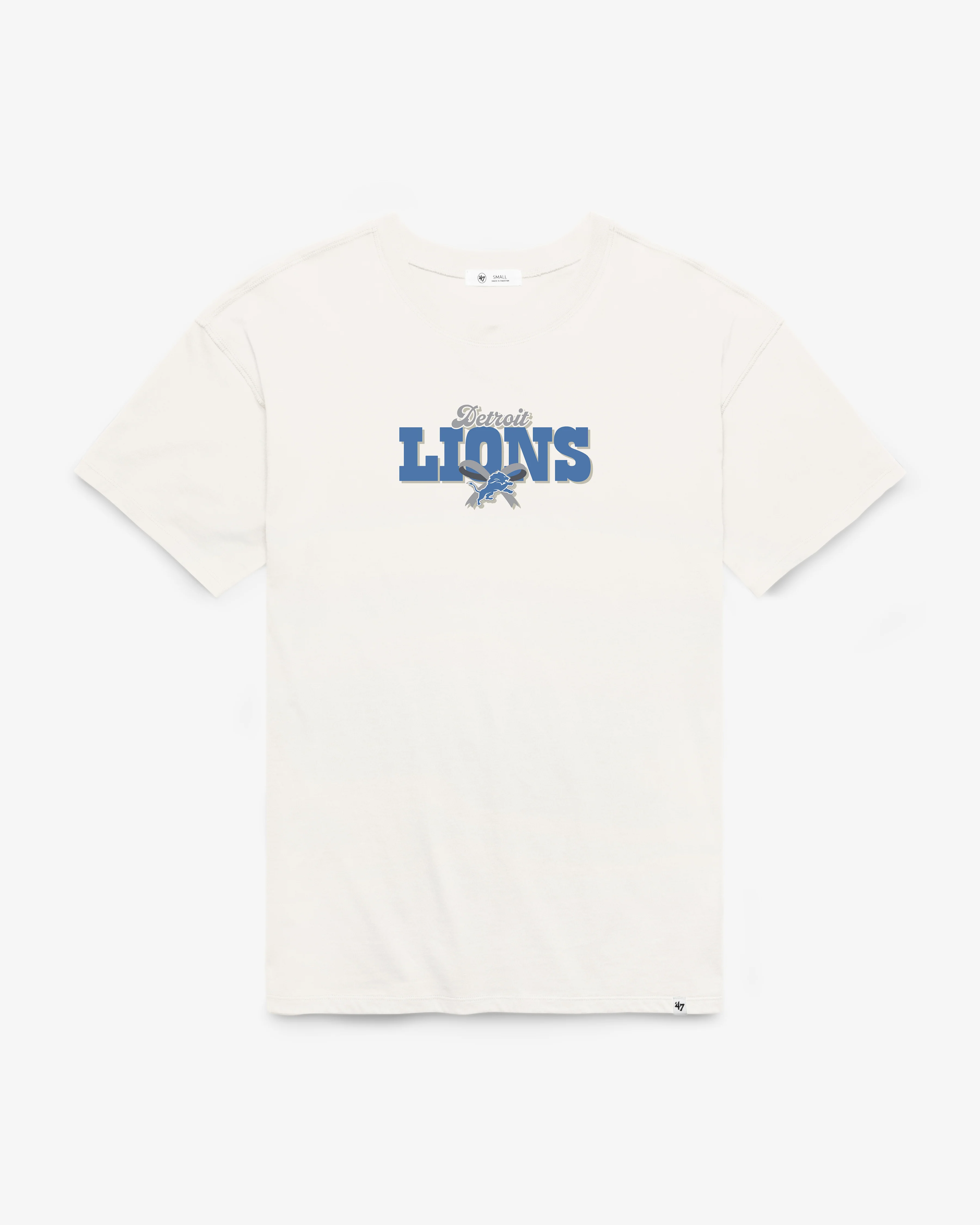 DETROIT LIONS BOW AND BANNER BACKER '47 SADIE TEE WOMENS - Image 2