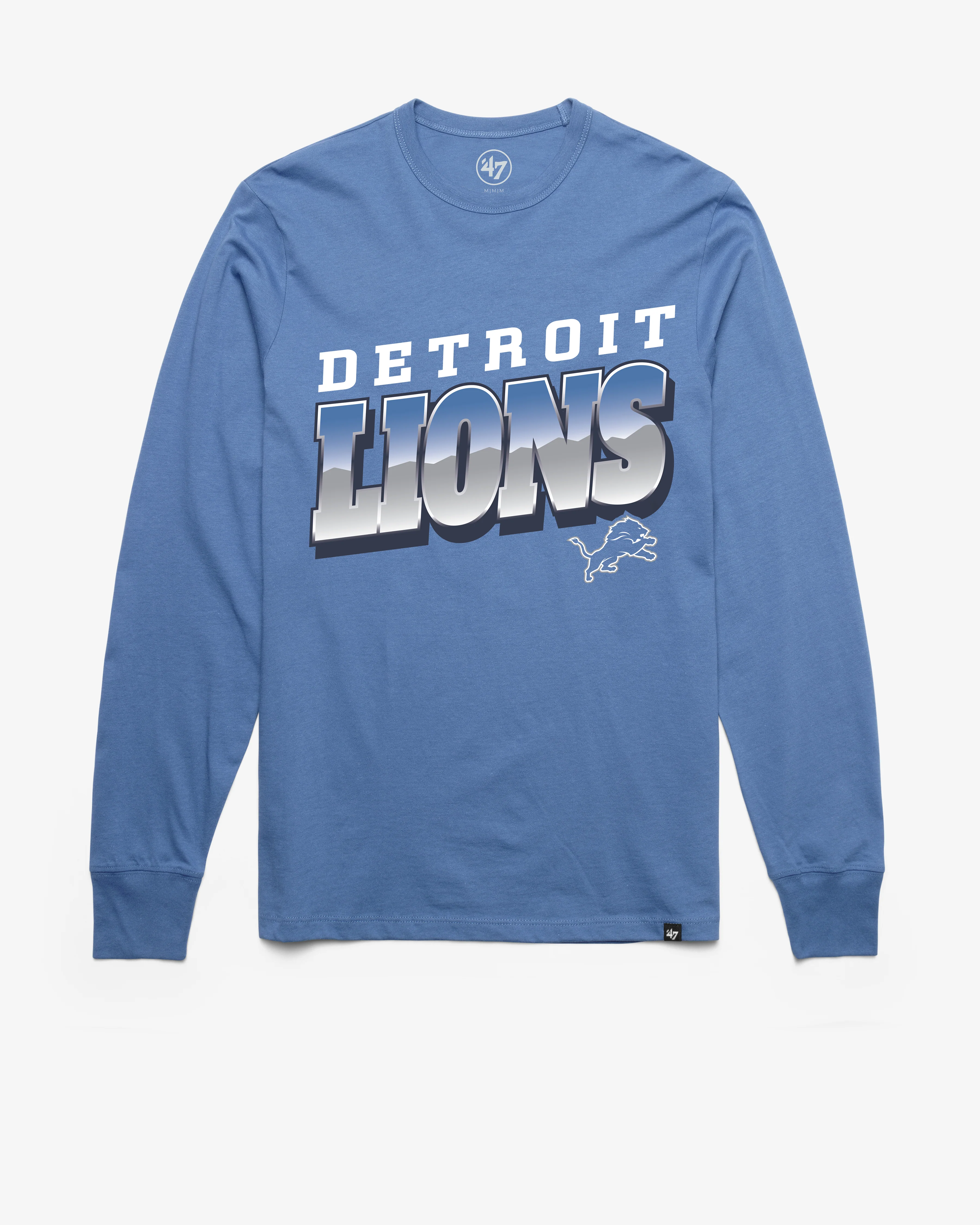 DETROIT LIONS POLISHED '47 FRANKLIN LONG SLEEVE TEE