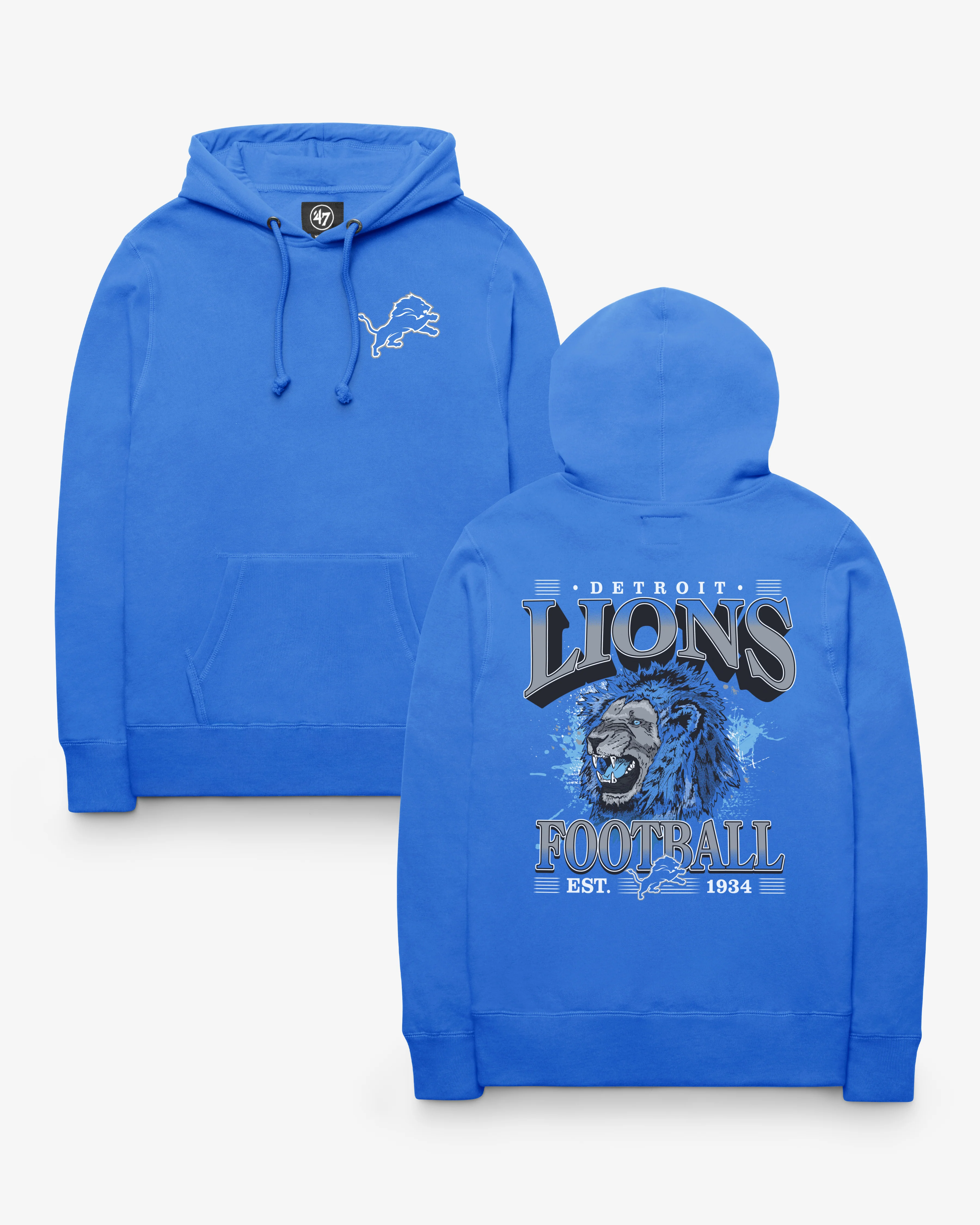 DETROIT LIONS BACKER '47 HEADLINE HOOD