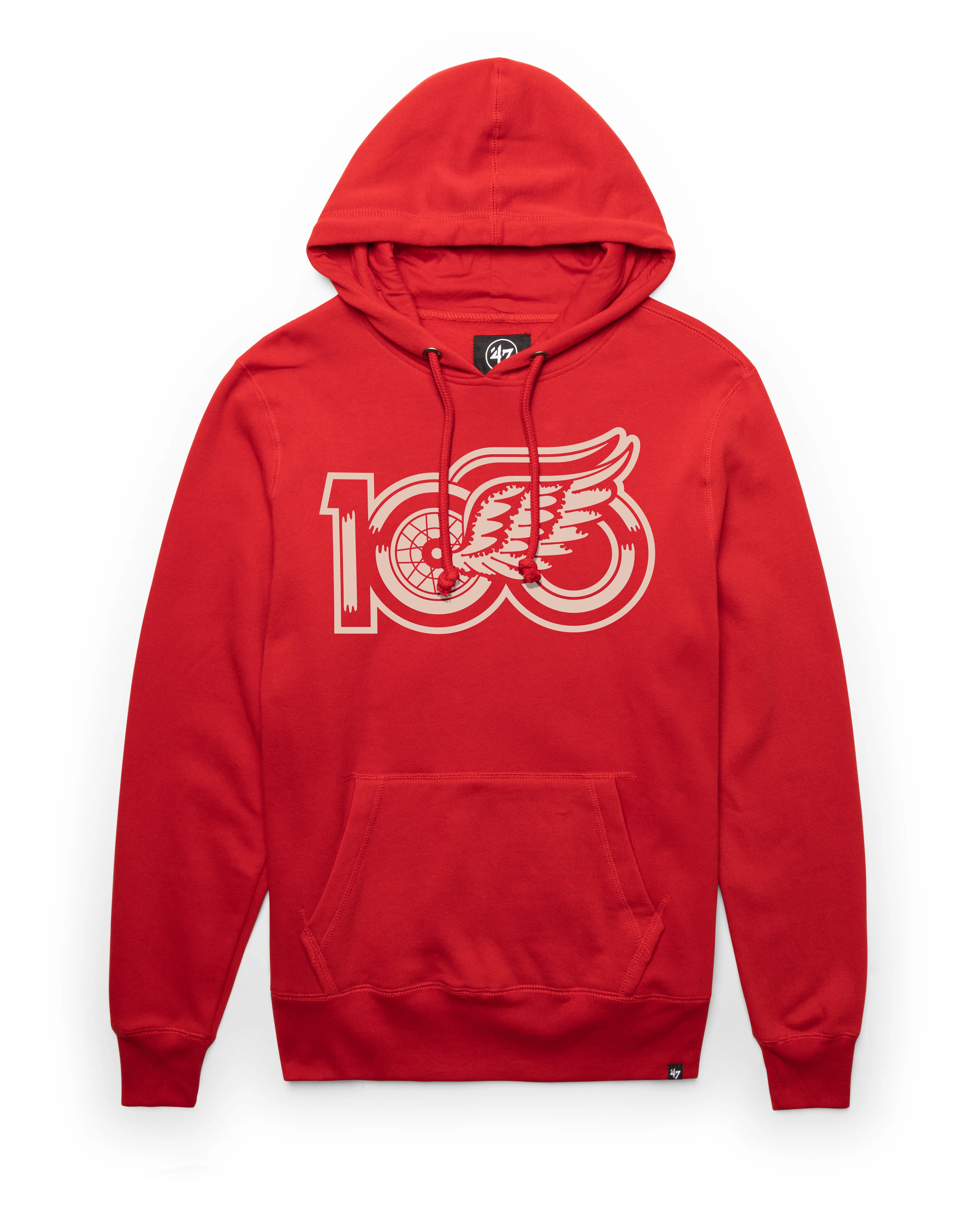 DETROIT RED WINGS IMPRINT '47 HEADLINE HOOD