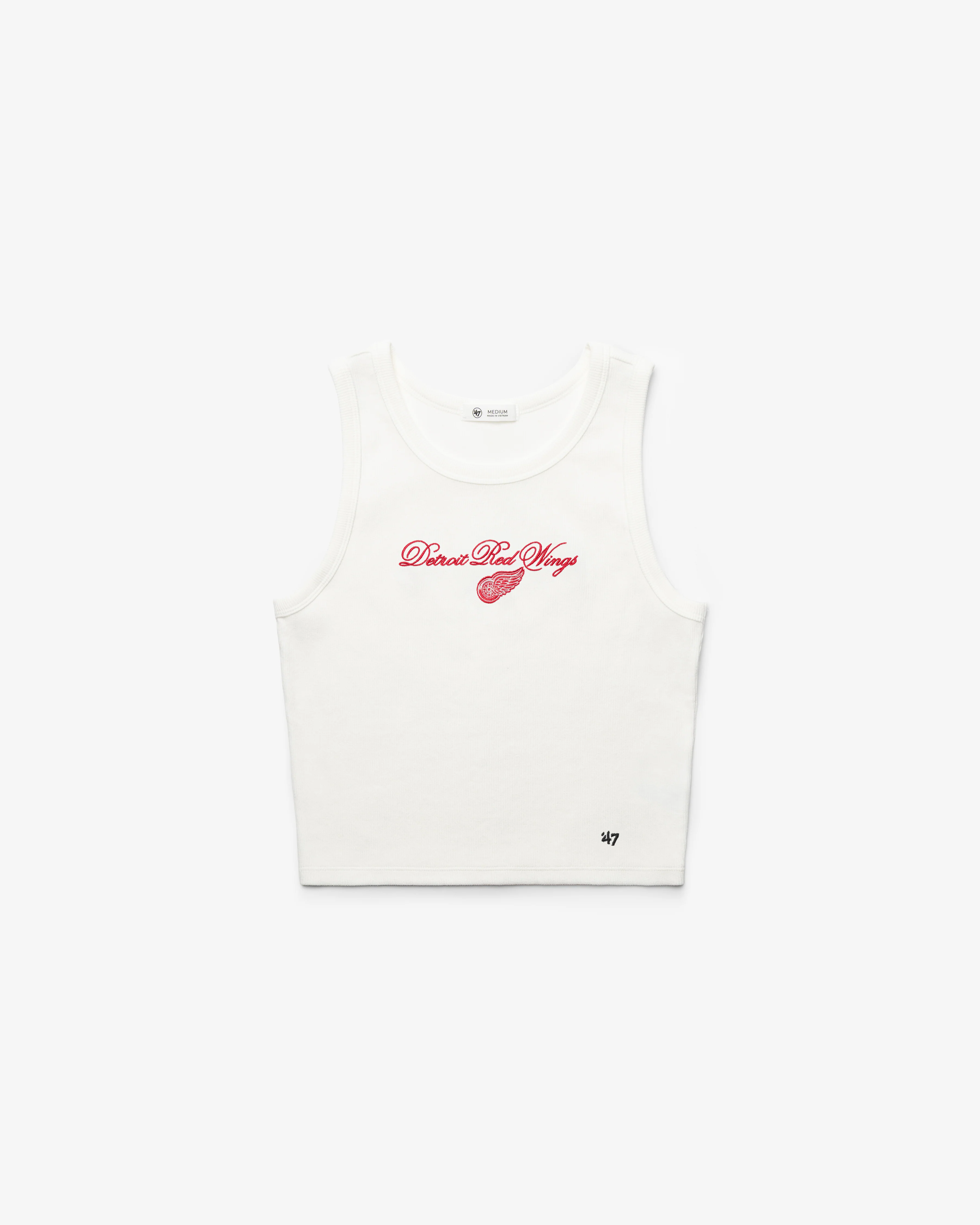 DETROIT RED WINGS SCRIPT '47 BABY RIB TANK WOMENS