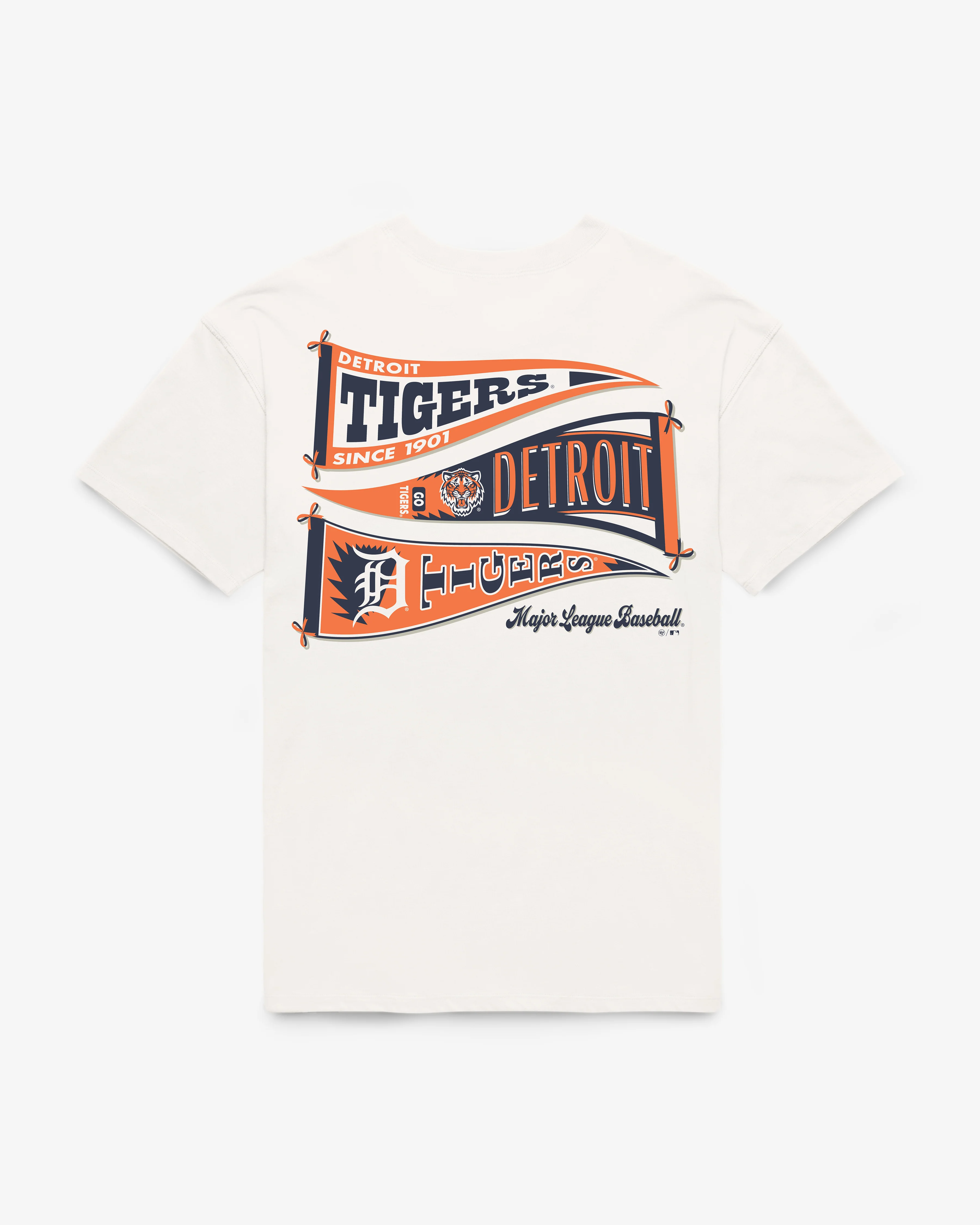 DETROIT TIGERS BOW AND BANNER BACKER '47 SADIE TEE WOMENS - Image 3