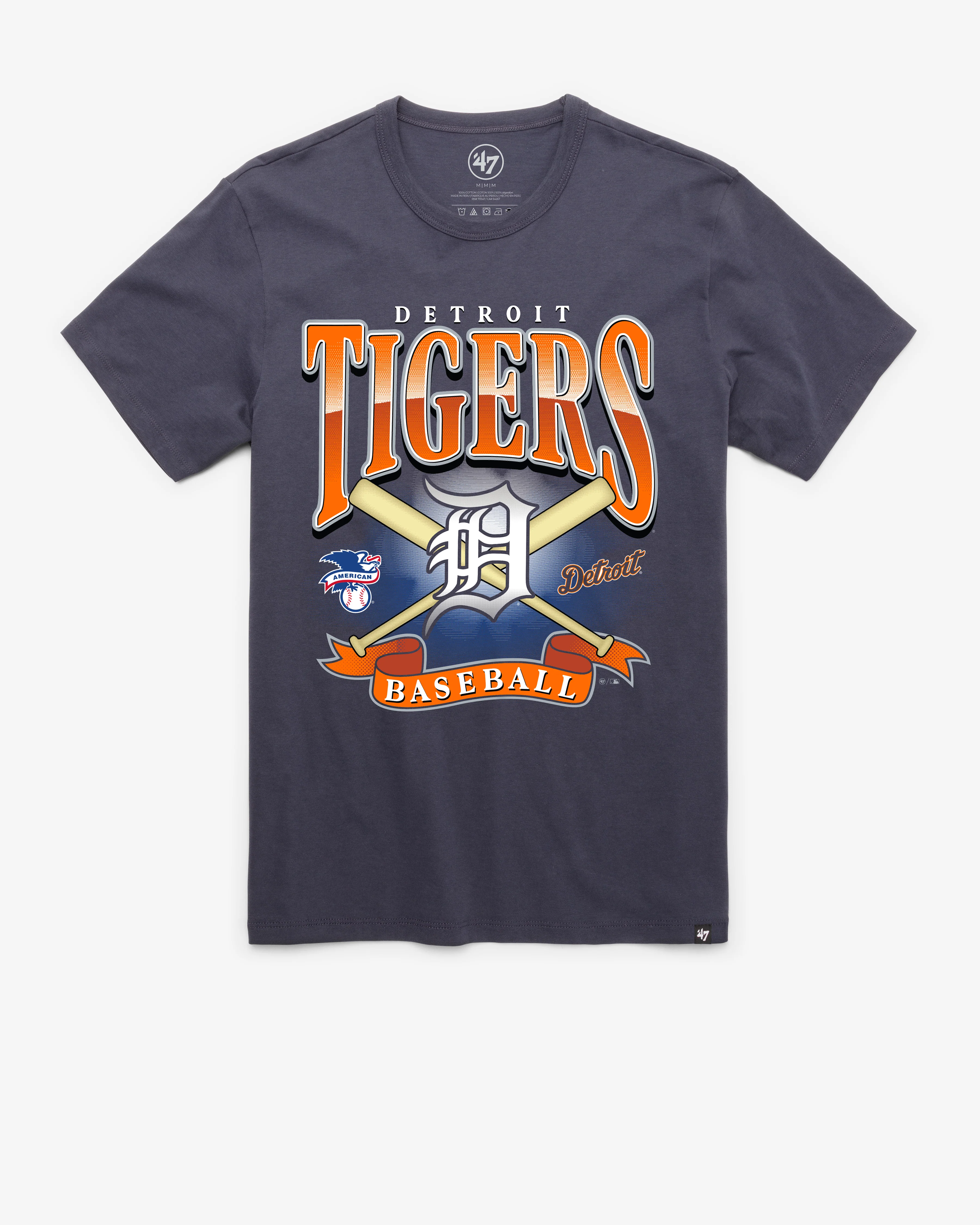 DETROIT TIGERS CHROMETOWN '47 FRANKLIN TEE