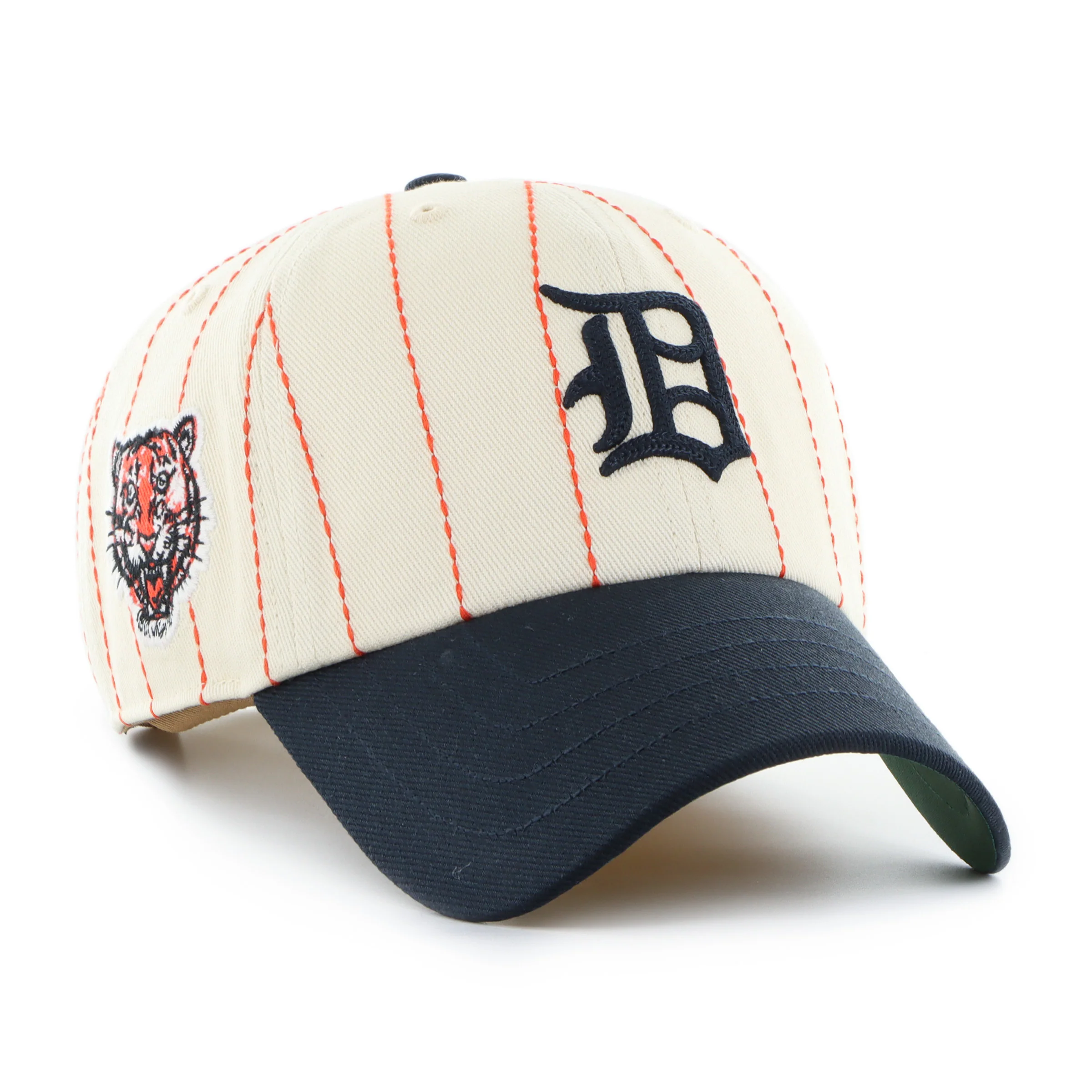 DETROIT TIGERS COOPERSTOWN RAWLINGS PINSTRIPE '47 CLEAN UP