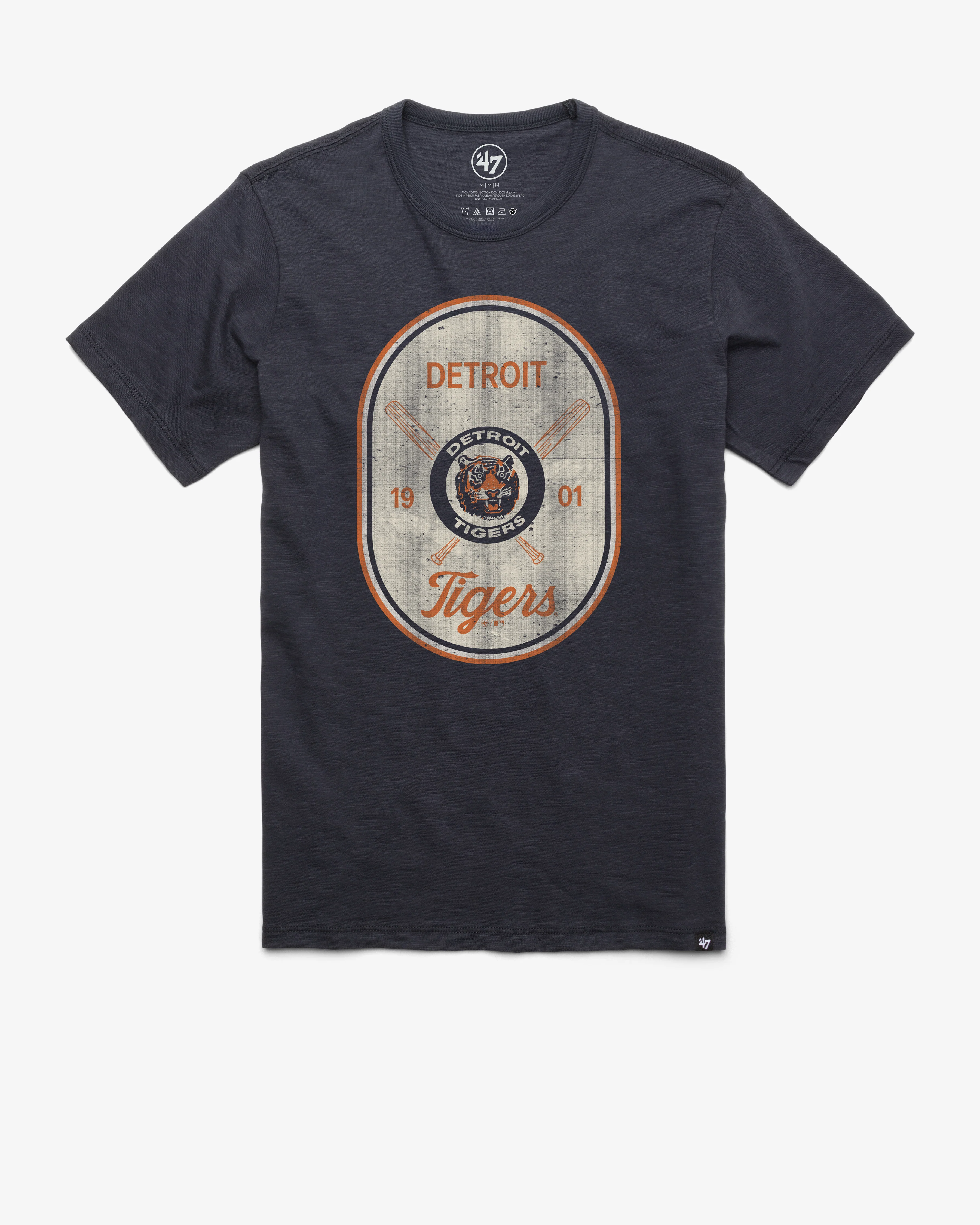 DETROIT TIGERS COOPERSTOWN CROSS PATCH '47 SCRUM TEE