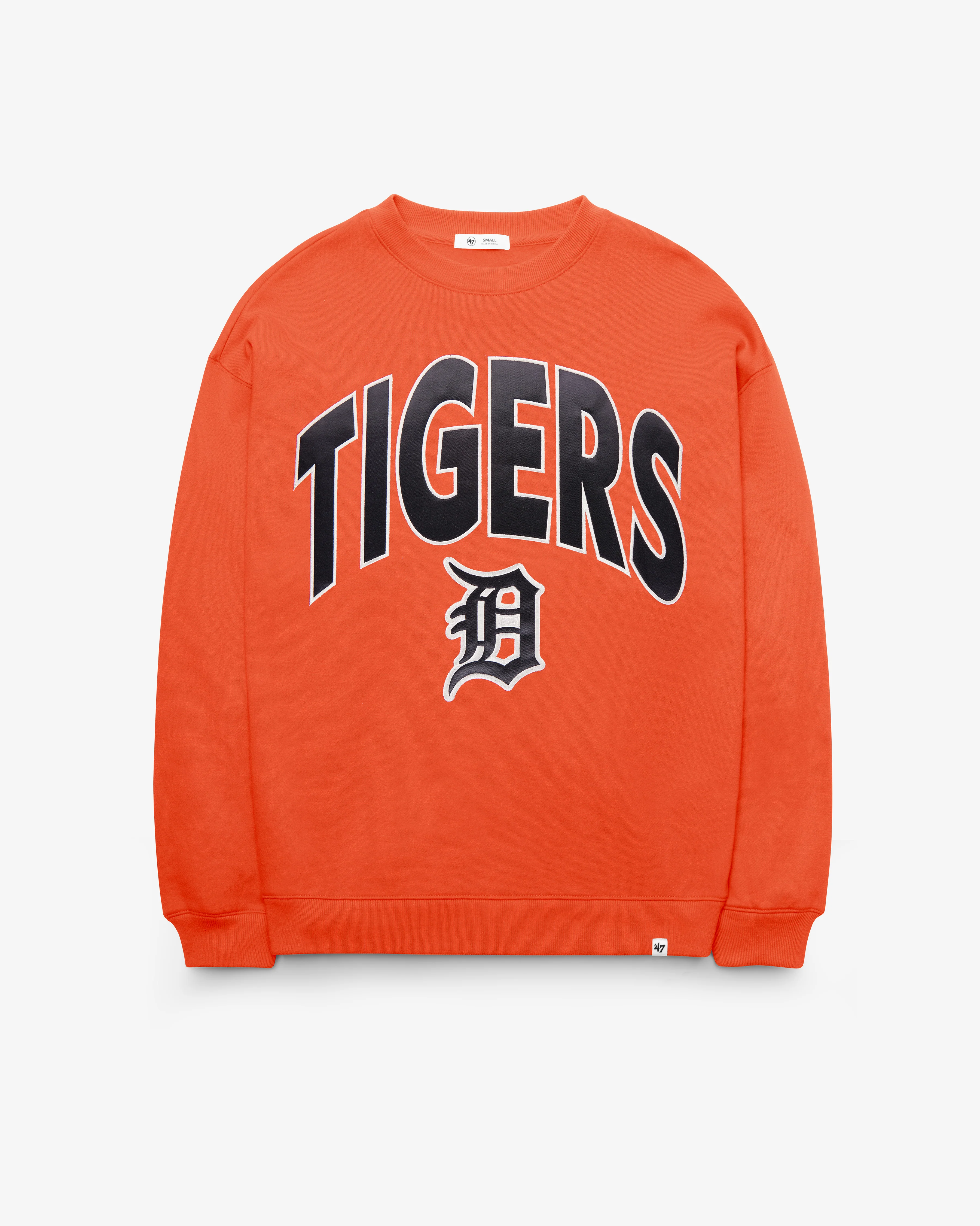 DETROIT TIGERS COOPERSTOWN EXTRA INNINGS '47 OVERSIZED CREW WOMENS