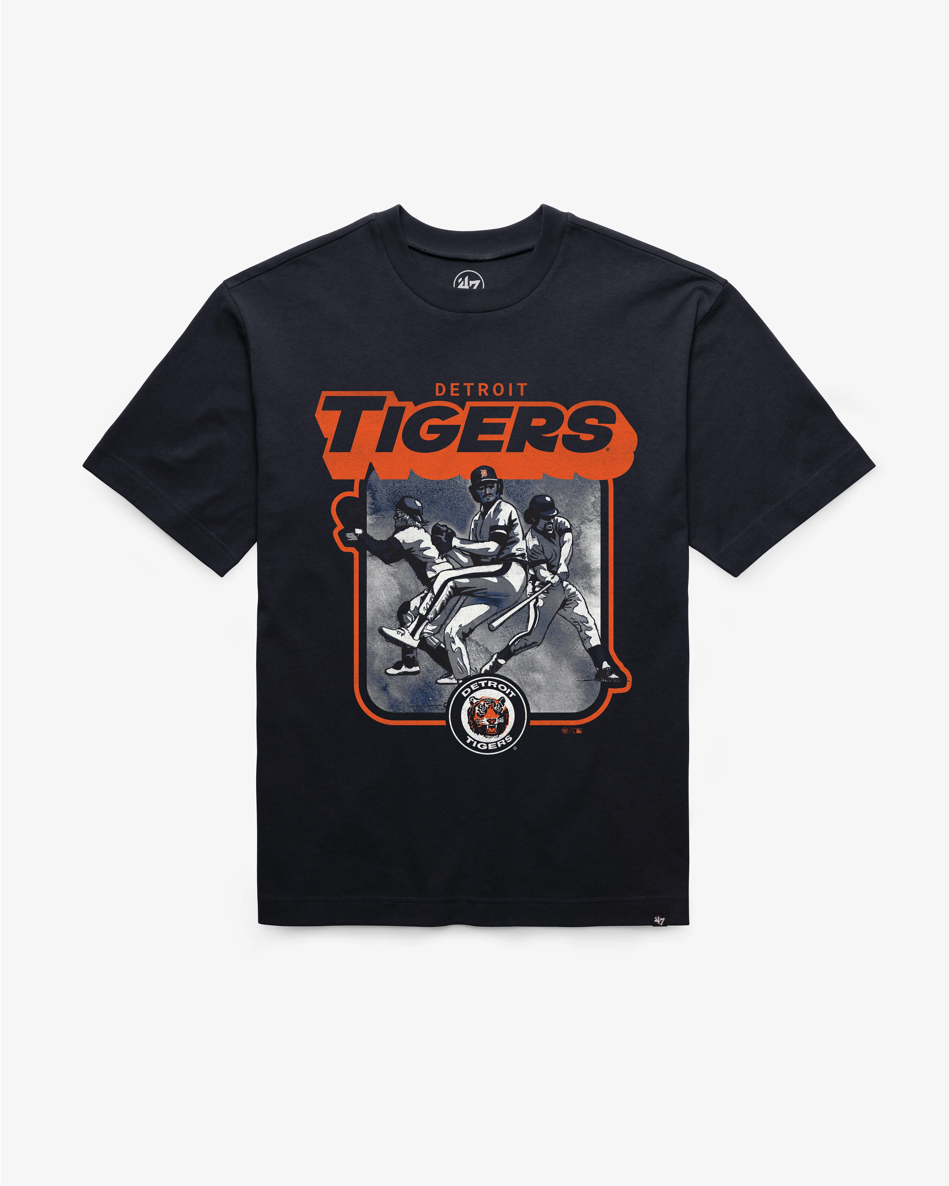 DETROIT TIGERS COOPERSTOWN INFIELD FLY '47 FOUNDATION TEE