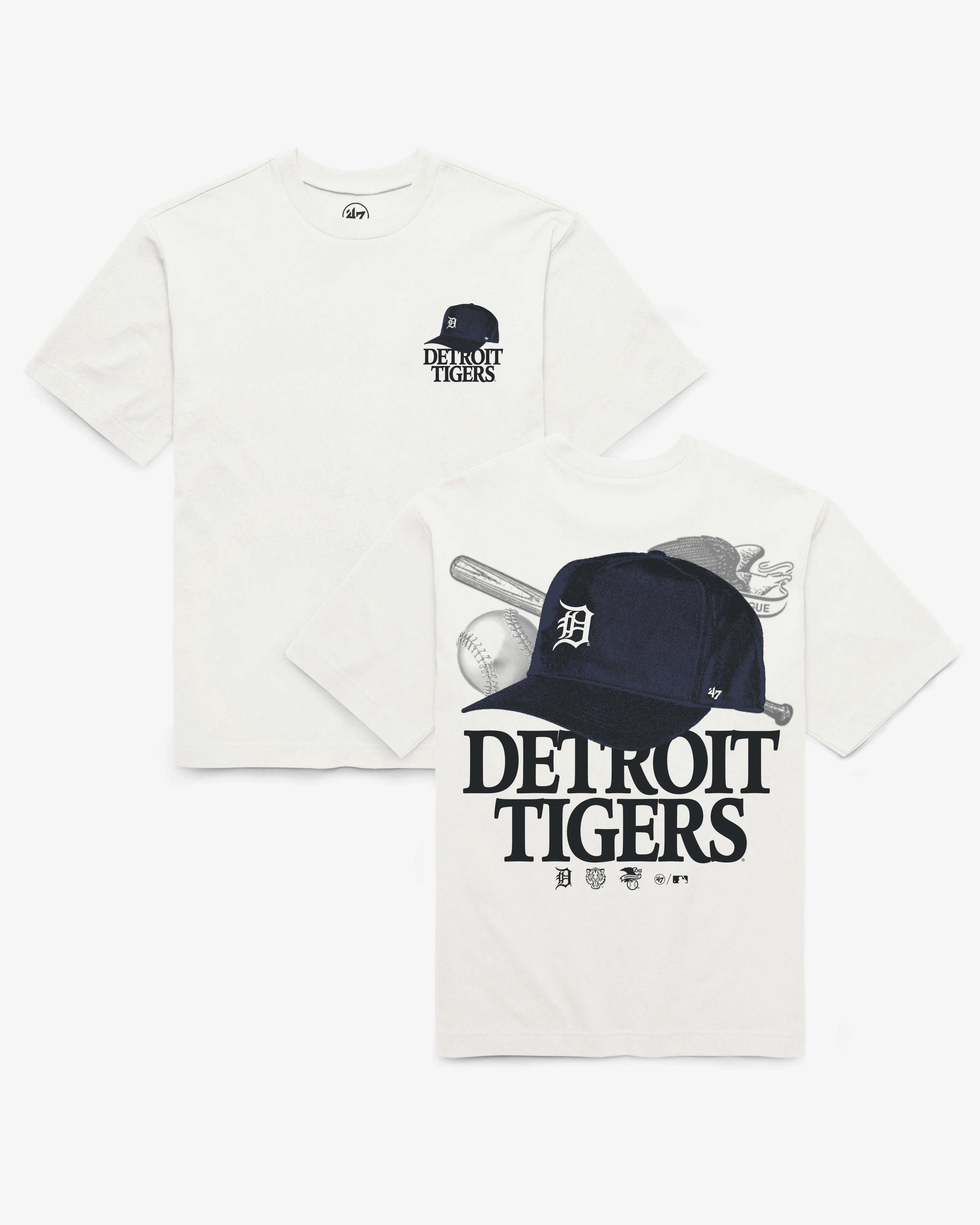 DETROIT TIGERS IN THE PAPER '47 FOUNDATION TEE