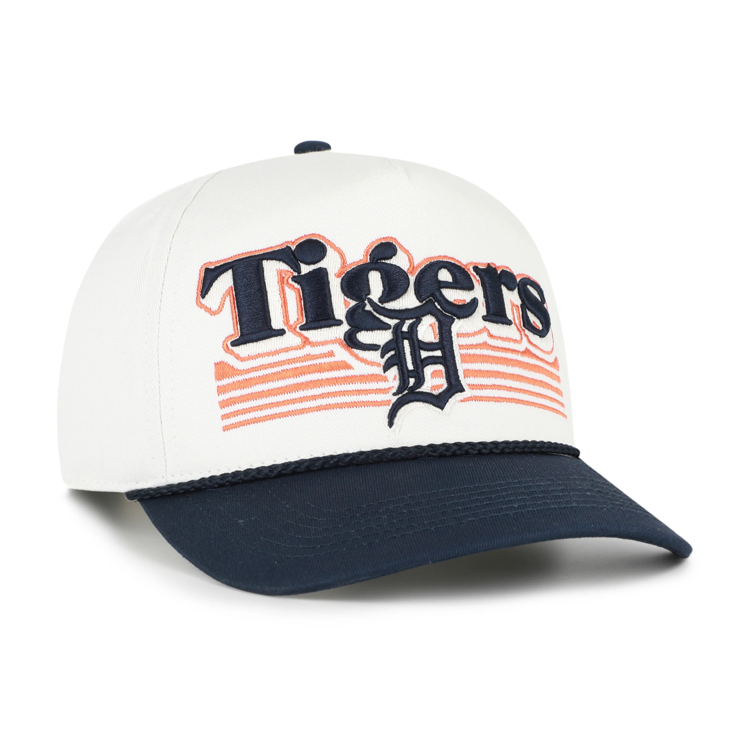 DETROIT TIGERS SCRIPT FADE TWO TONE ROPE '47 HITCH - Image 3