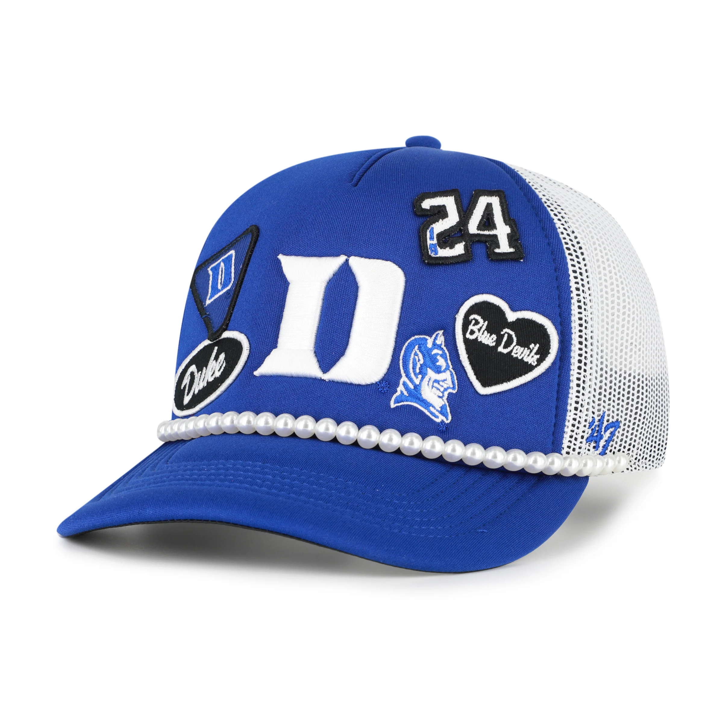 DUKE BLUE DEVILS RALLY ON '47 HITCH FM FOAM FRONT