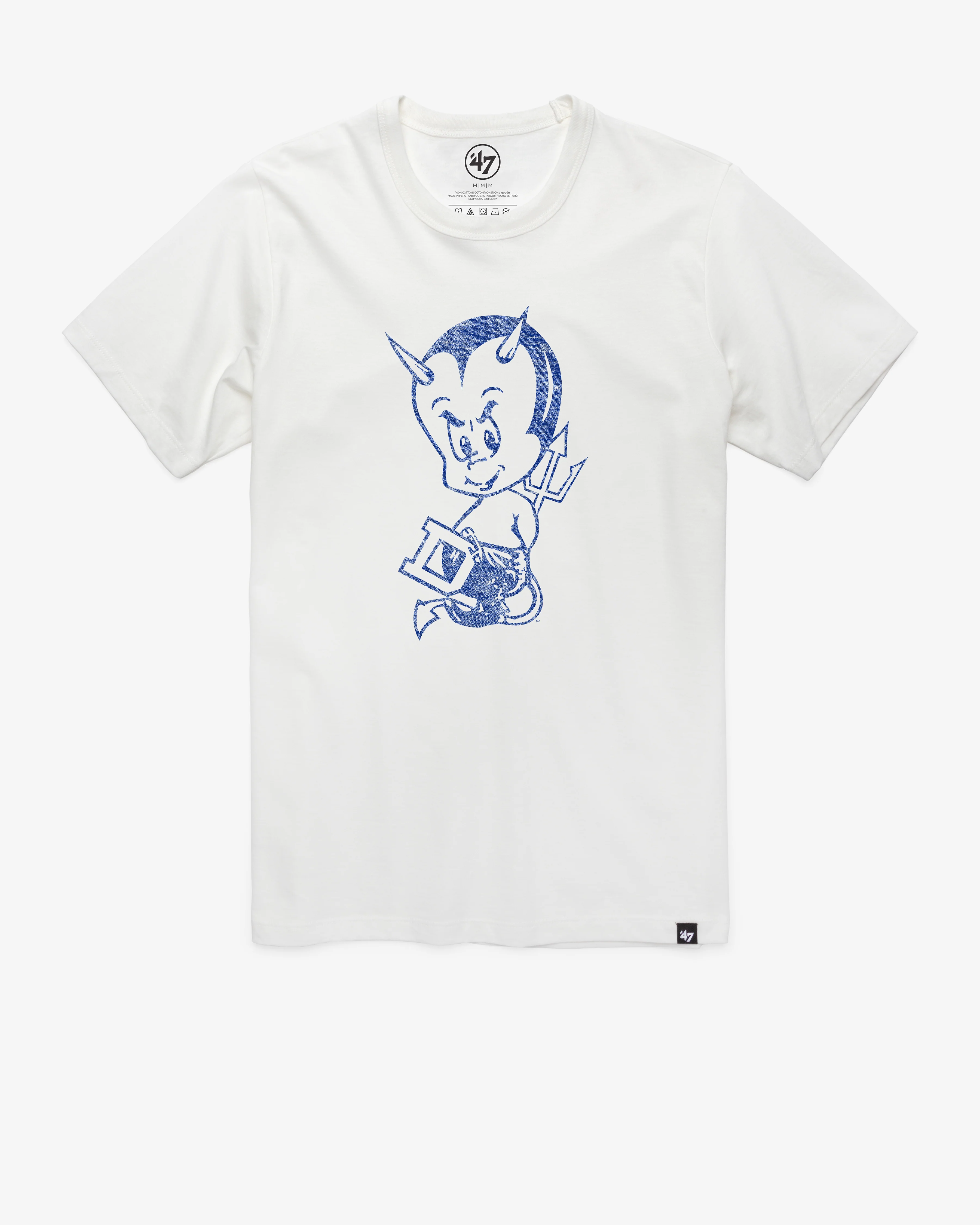 DUKE BLUE DEVILS VINTAGE PREMIER '47 FRANKLIN TEE