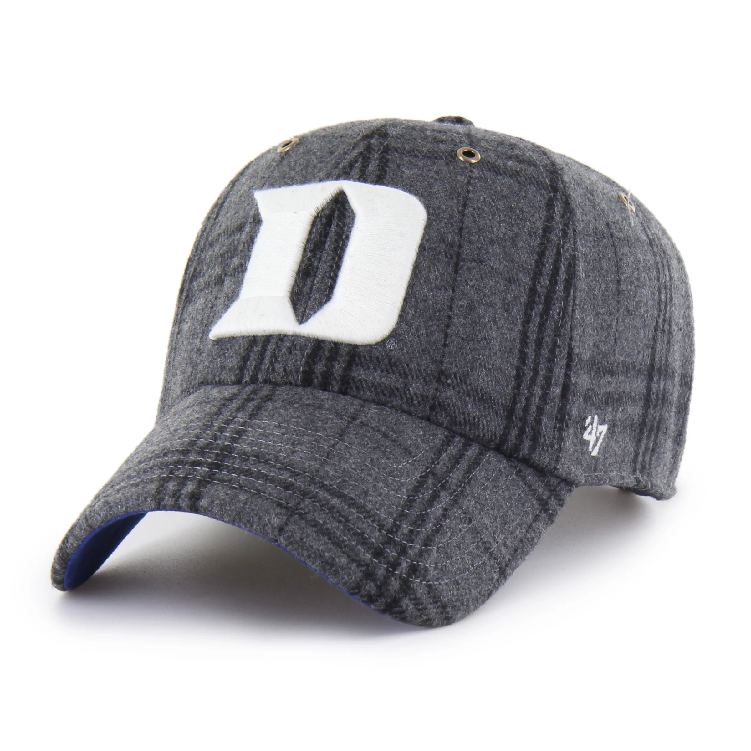 DUKE BLUE DEVILS WINDOWPANE PLAID '47 CLEAN UP