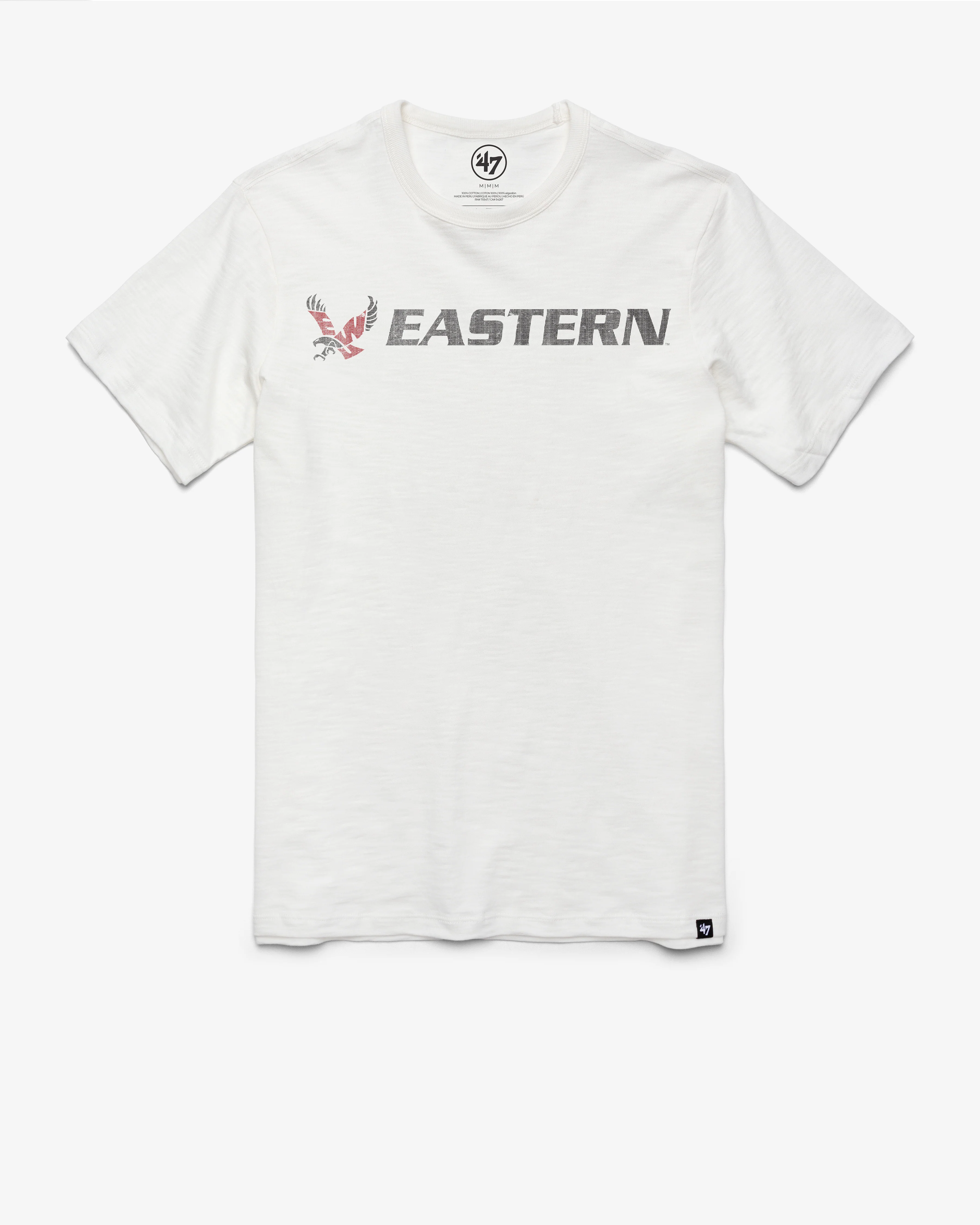 EASTERN WASHINGTON EAGLES GRIT WORDMARK '47 SCRUM TEE