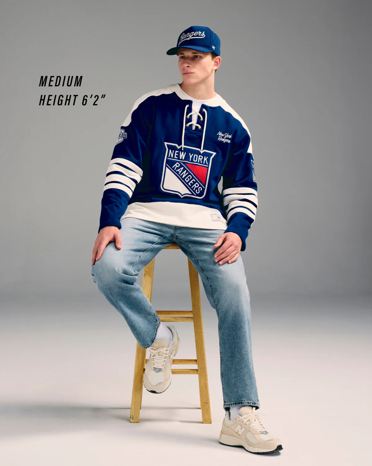 COLUMBUS BLUE JACKETS SWEEP CHECK '47 ETERNAL LACER - Image 3