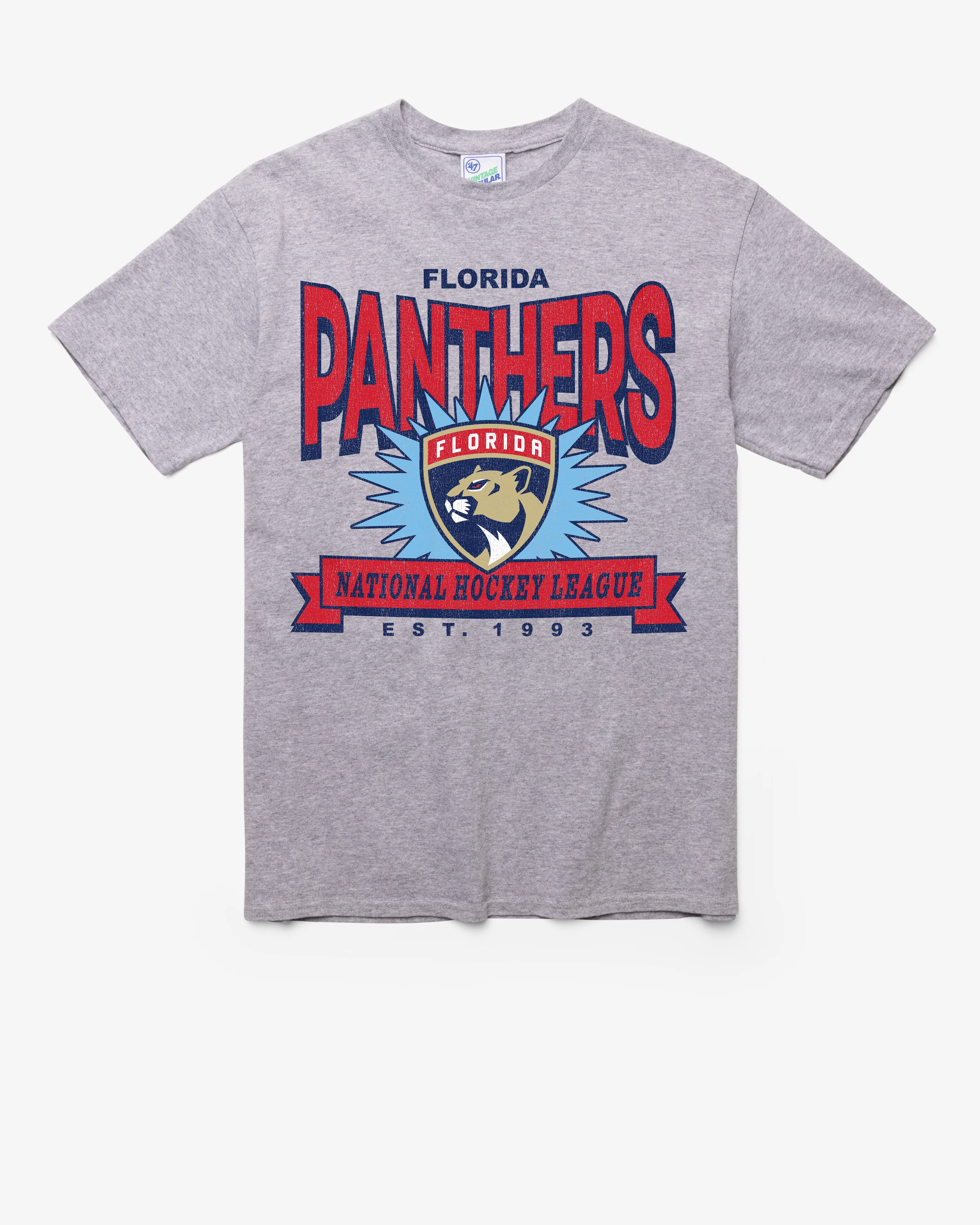 FLORIDA PANTHERS TWELVE SIX VINTAGE '47 TUBULAR TEE
