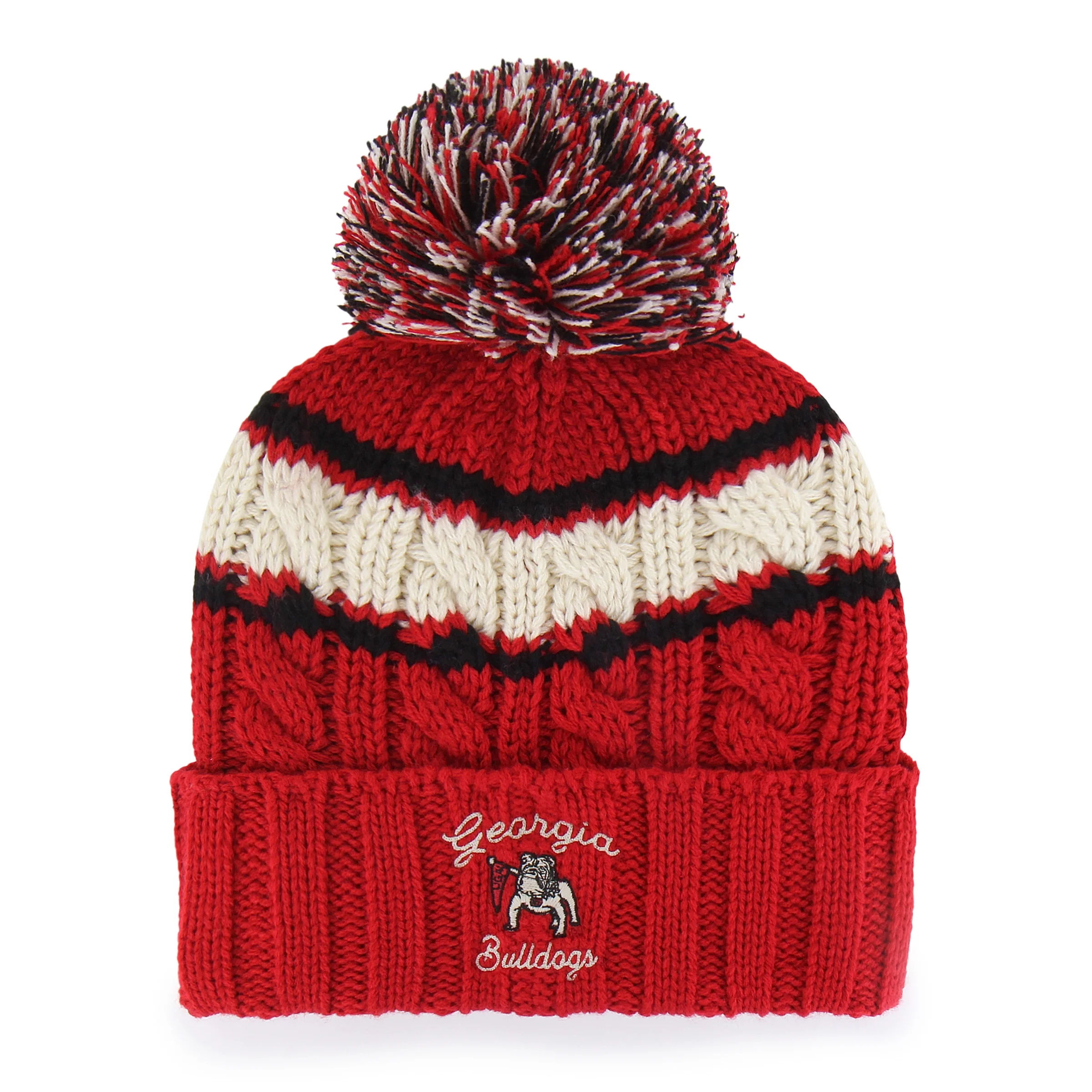 GEORGIA BULLDOGS VINTAGE EMMA '47 CUFF KNIT WOMENS - Image 2