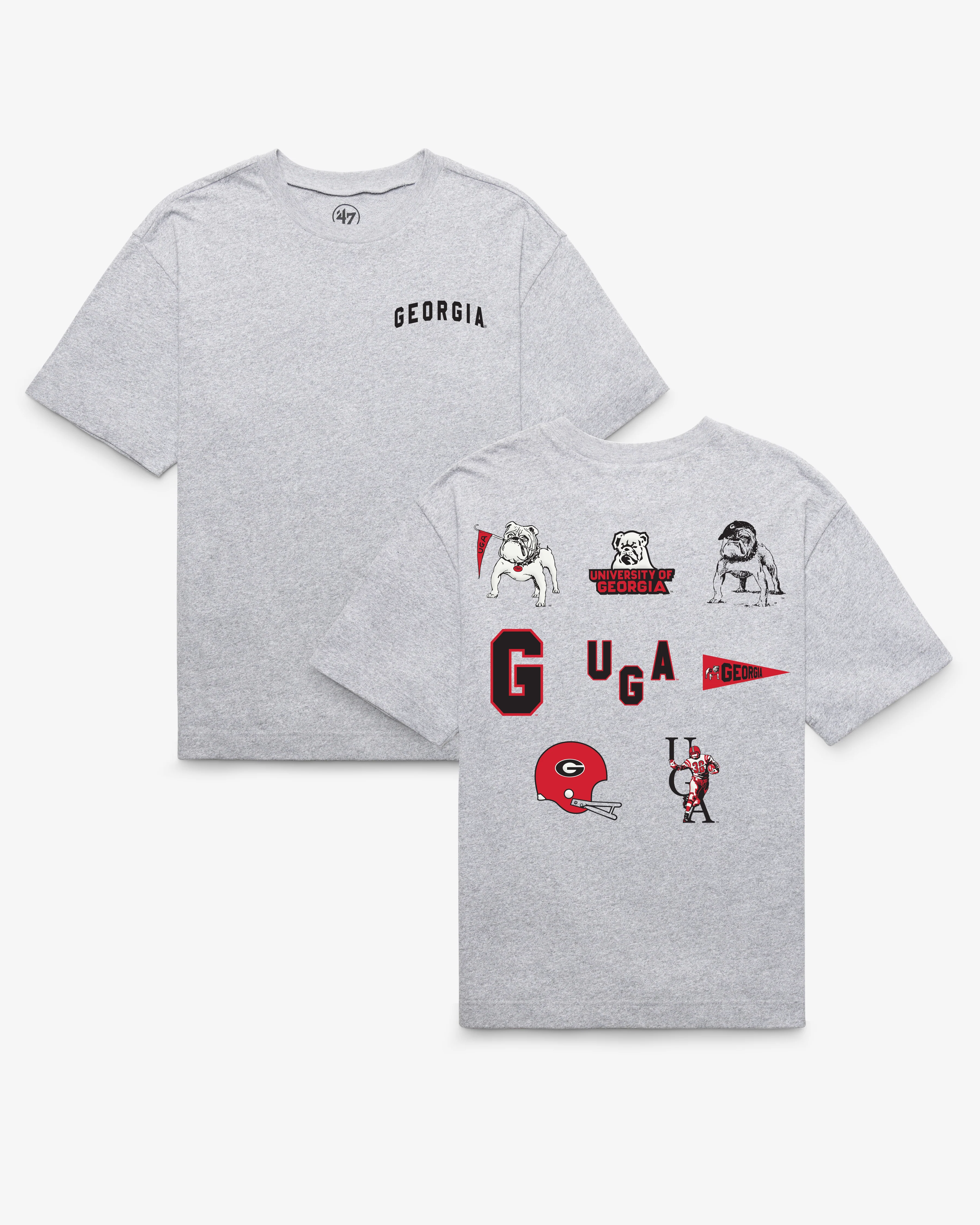 GEORGIA BULLDOGS VINTAGE HISTORY LOCK '47 FOUNDATION TEE