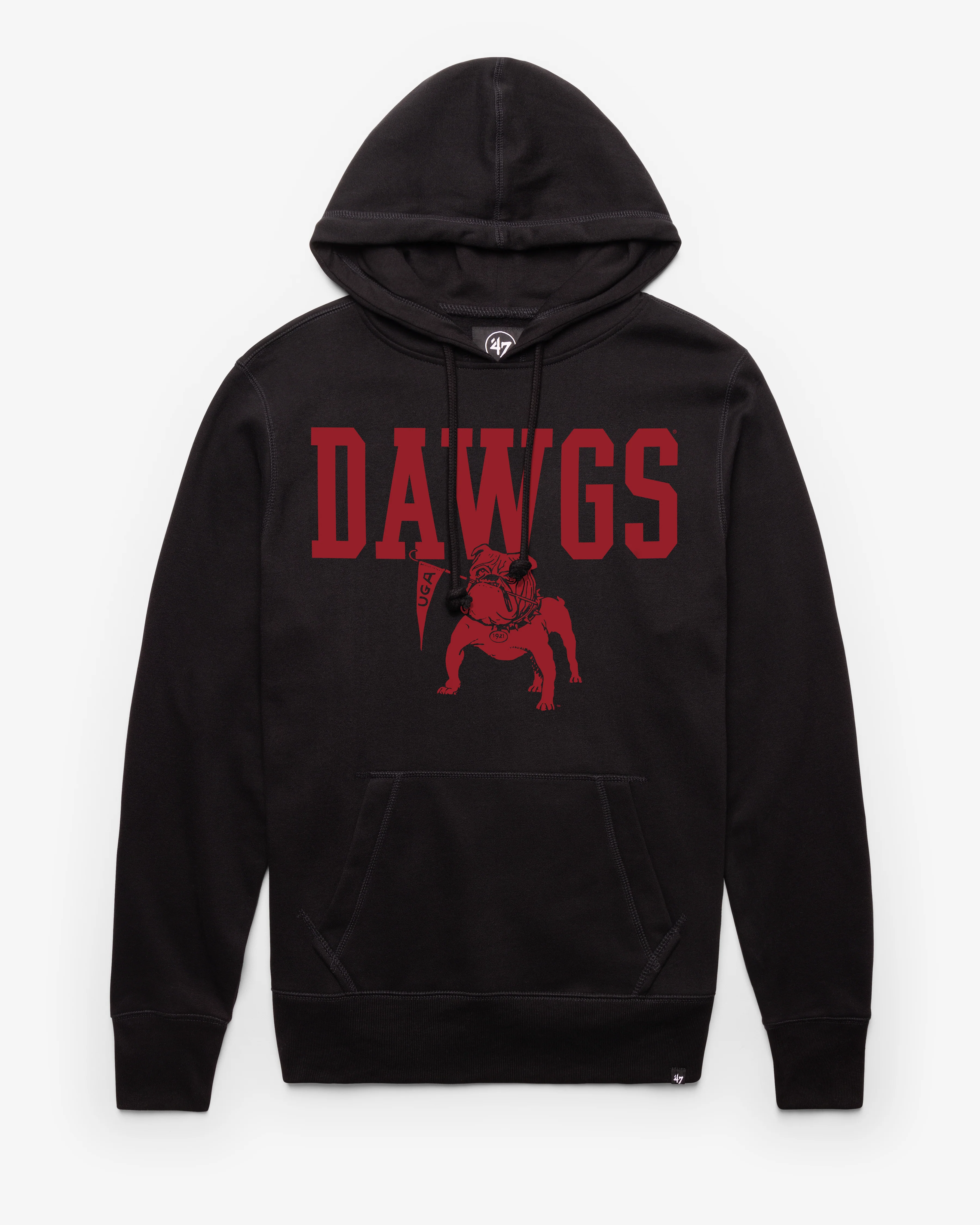 GEORGIA BULLDOGS VINTAGE STRAIGHT BLOCK '47 HEADLINE HOOD