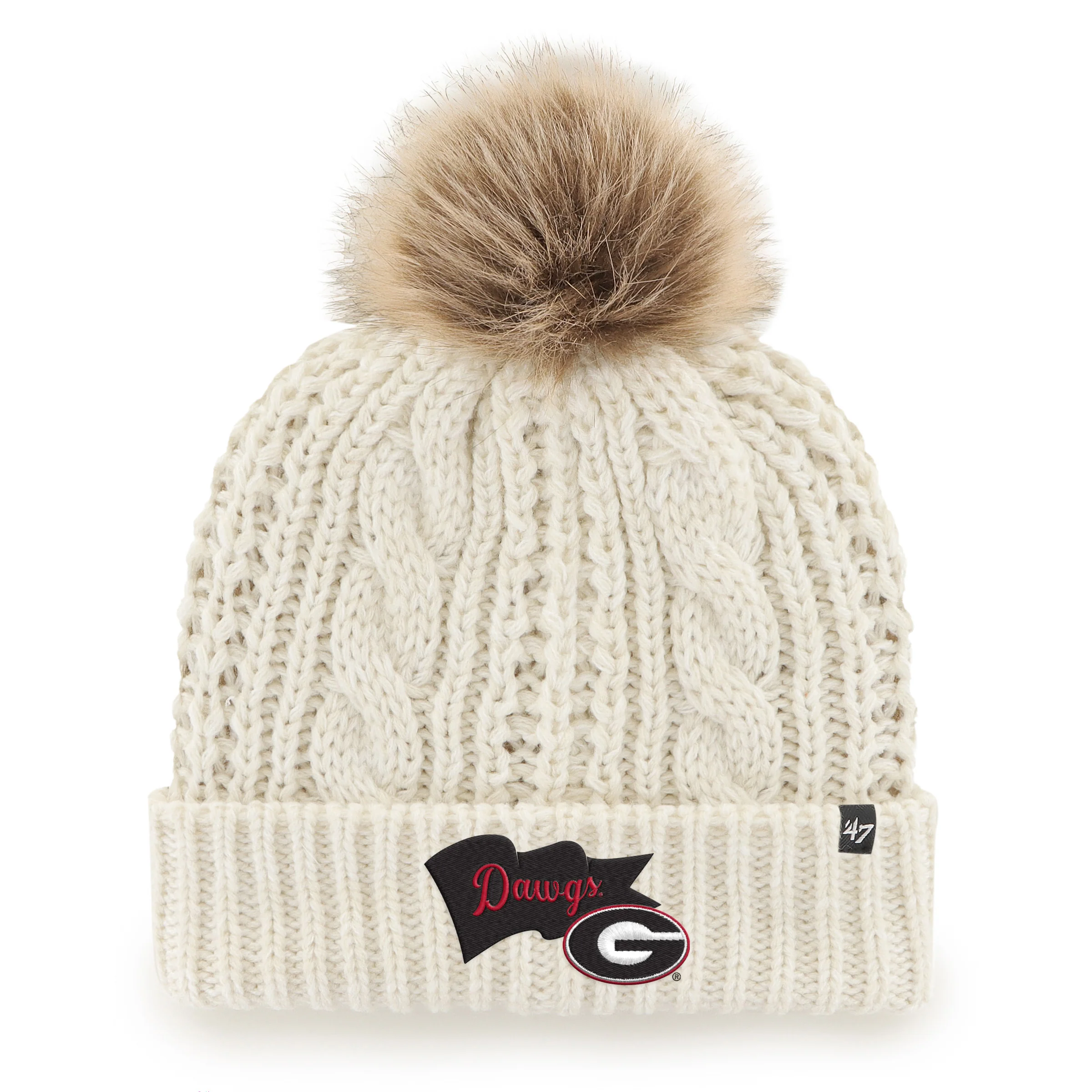 GEORGIA BULLDOGS WAVE BANNER '47 MEEKO CUFF KNIT WOMENS