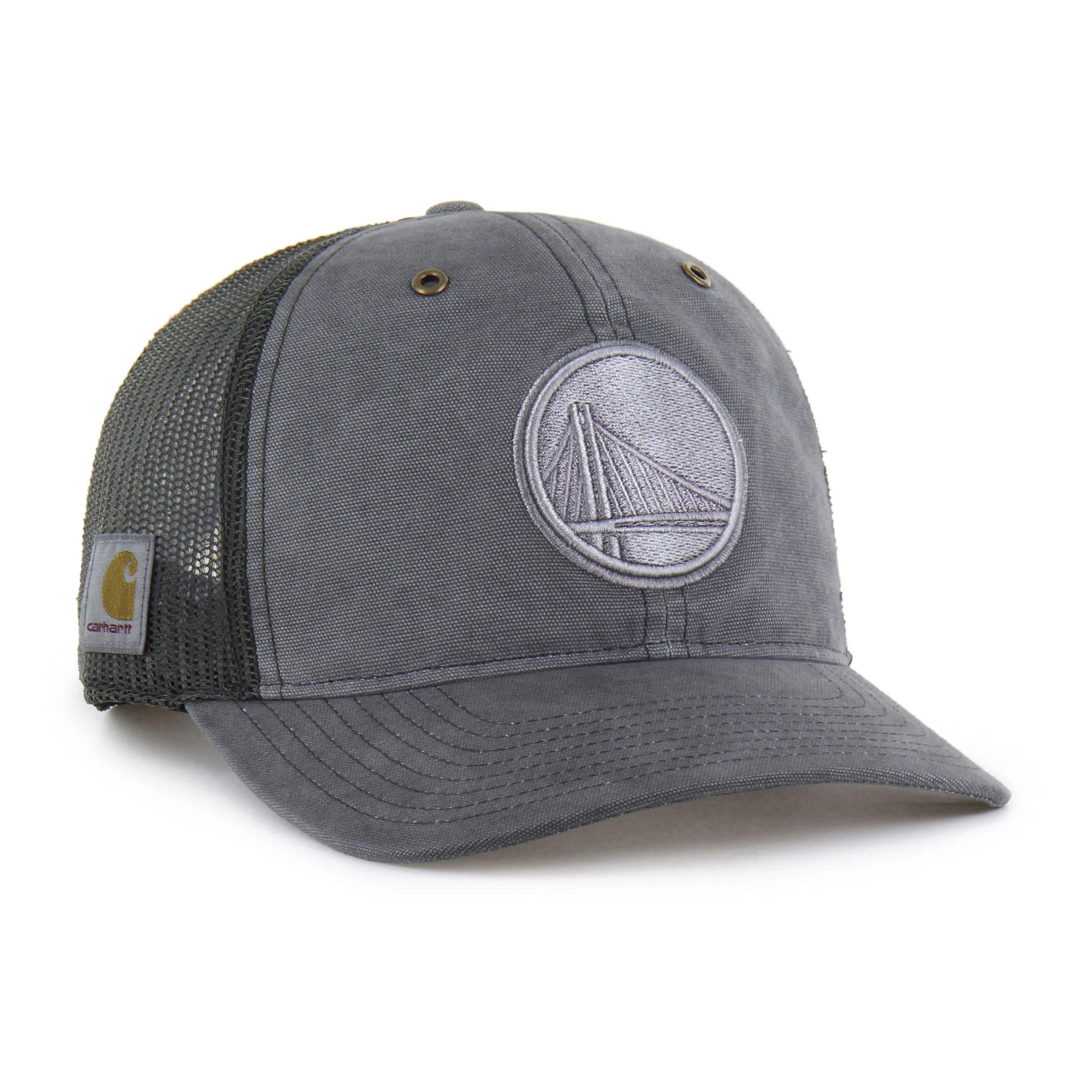 GOLDEN STATE WARRIORS CARHARTT DYED '47 TRUCKER RF RELAXED FIT