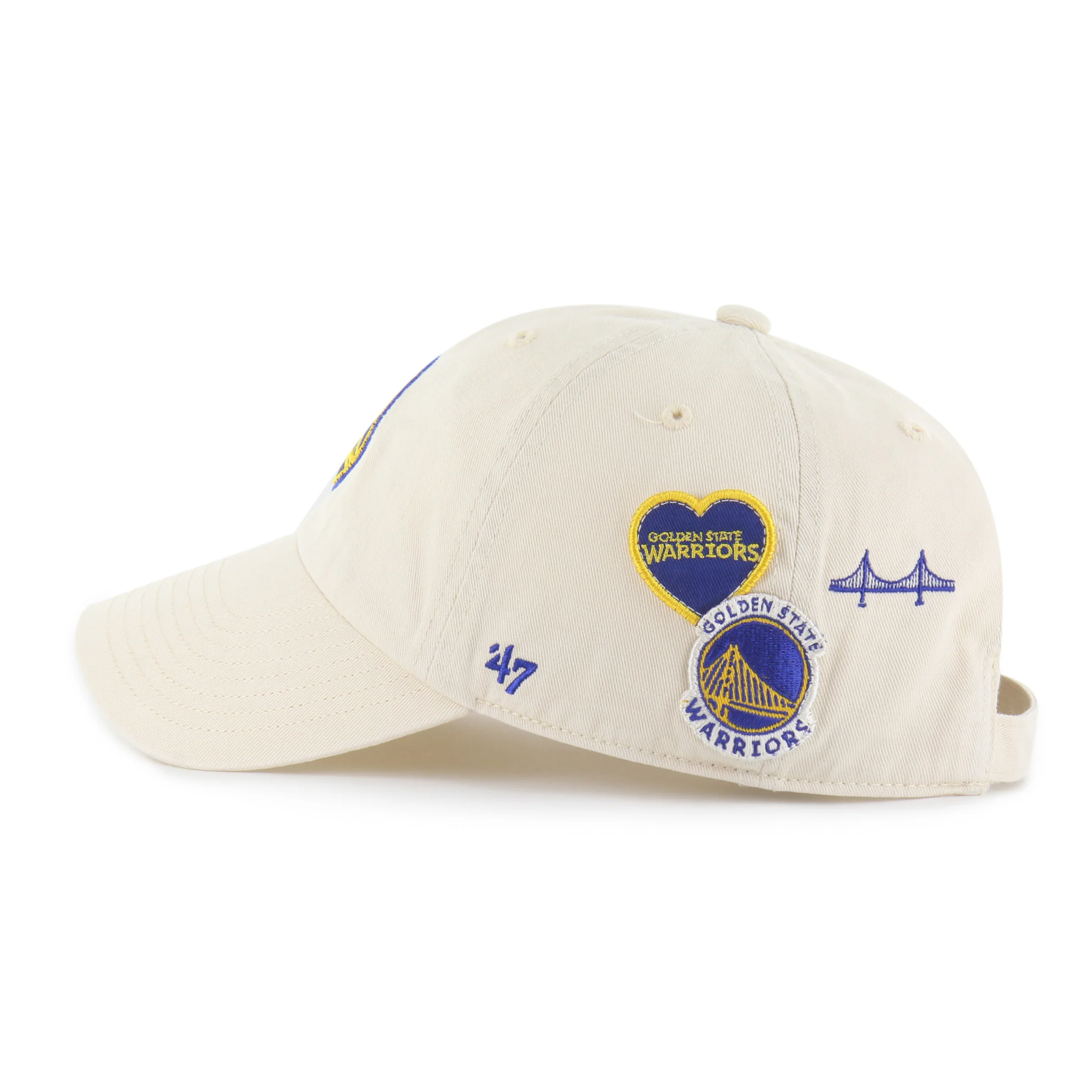 GOLDEN STATE WARRIORS BADGES '47 CLEAN UP - Image 2