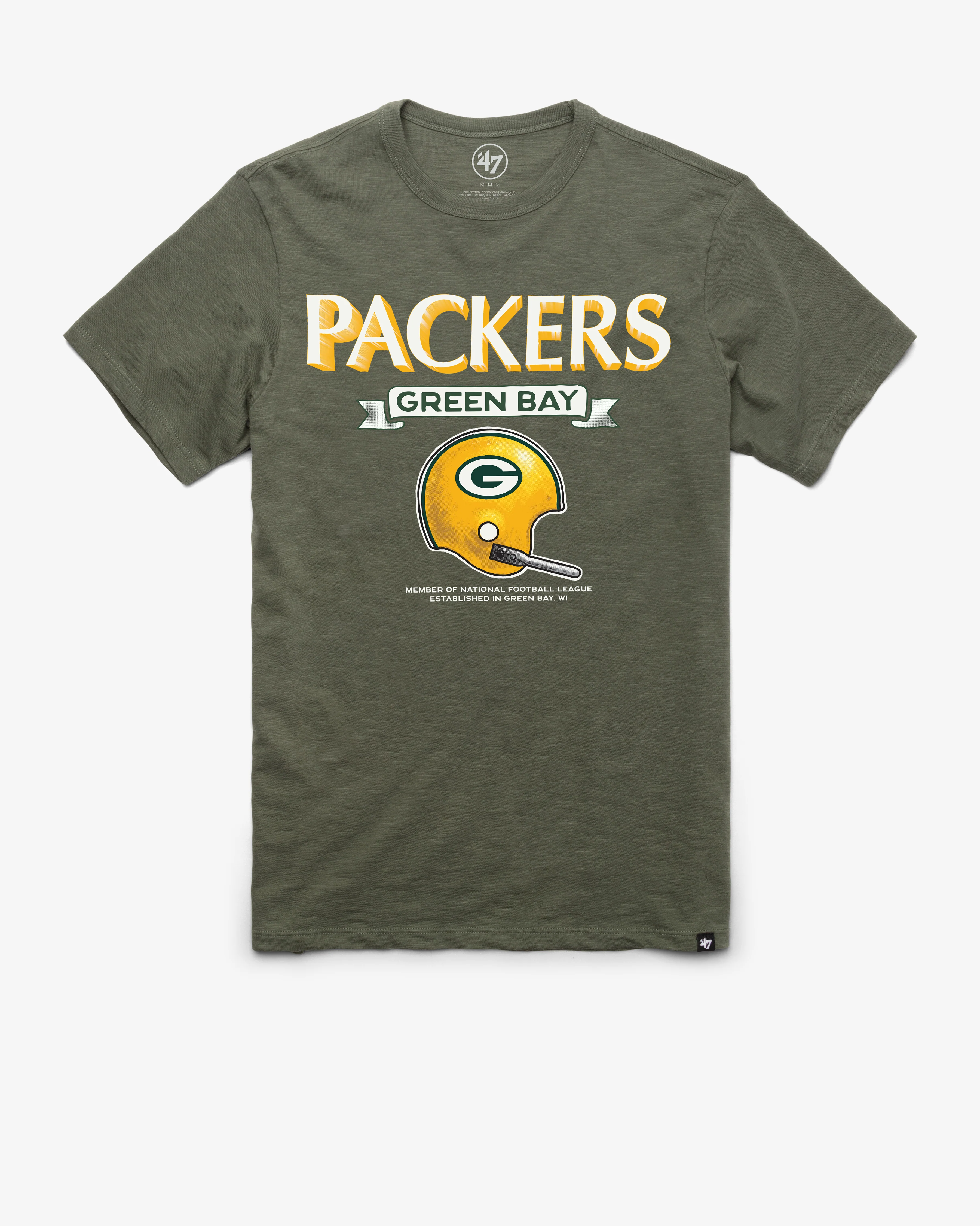 GREEN BAY PACKERS HISTORIC LONG HAUL '47 SCRUM TEE