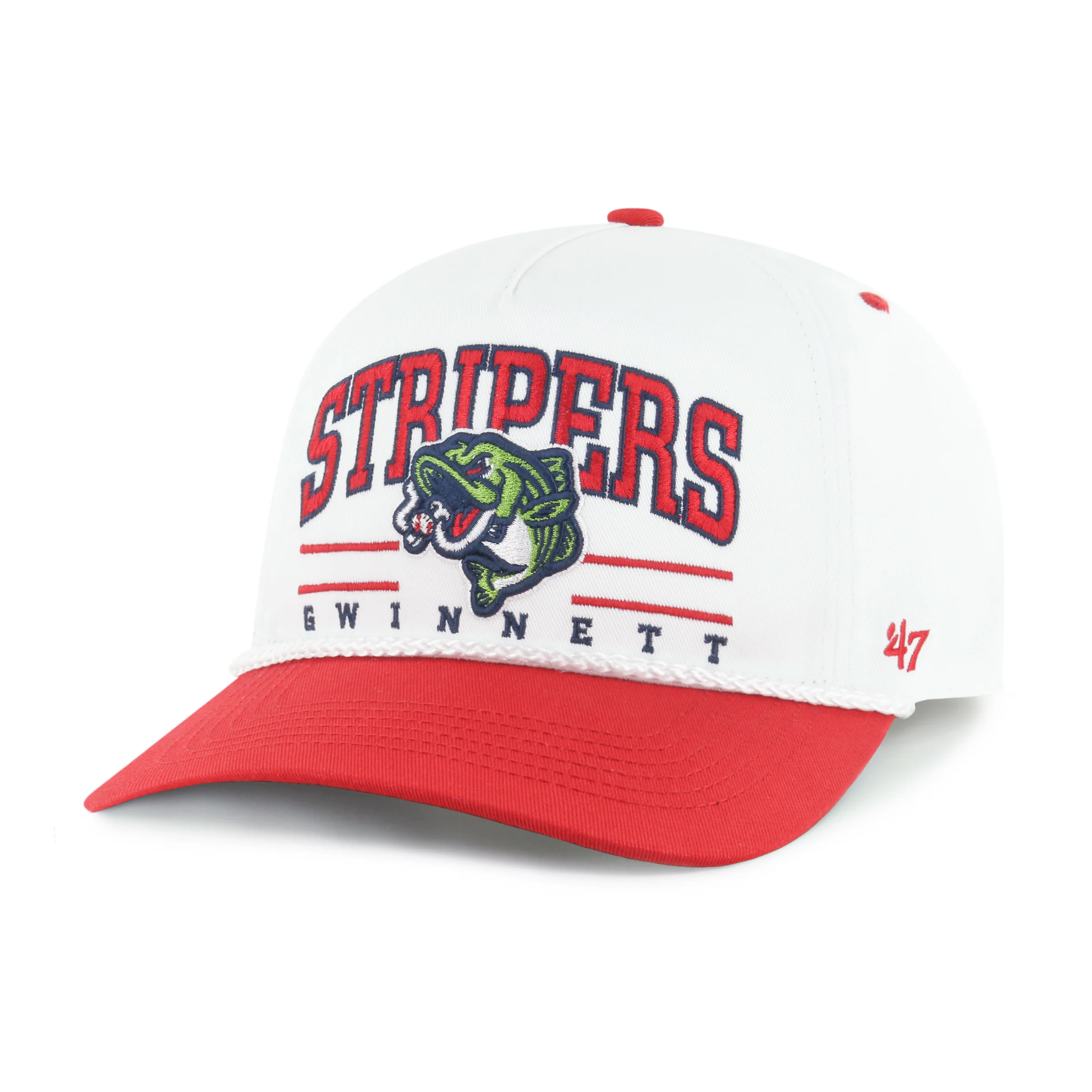 GWINNETT STRIPERS ROSCOE ROPE TWO TONE '47 HITCH