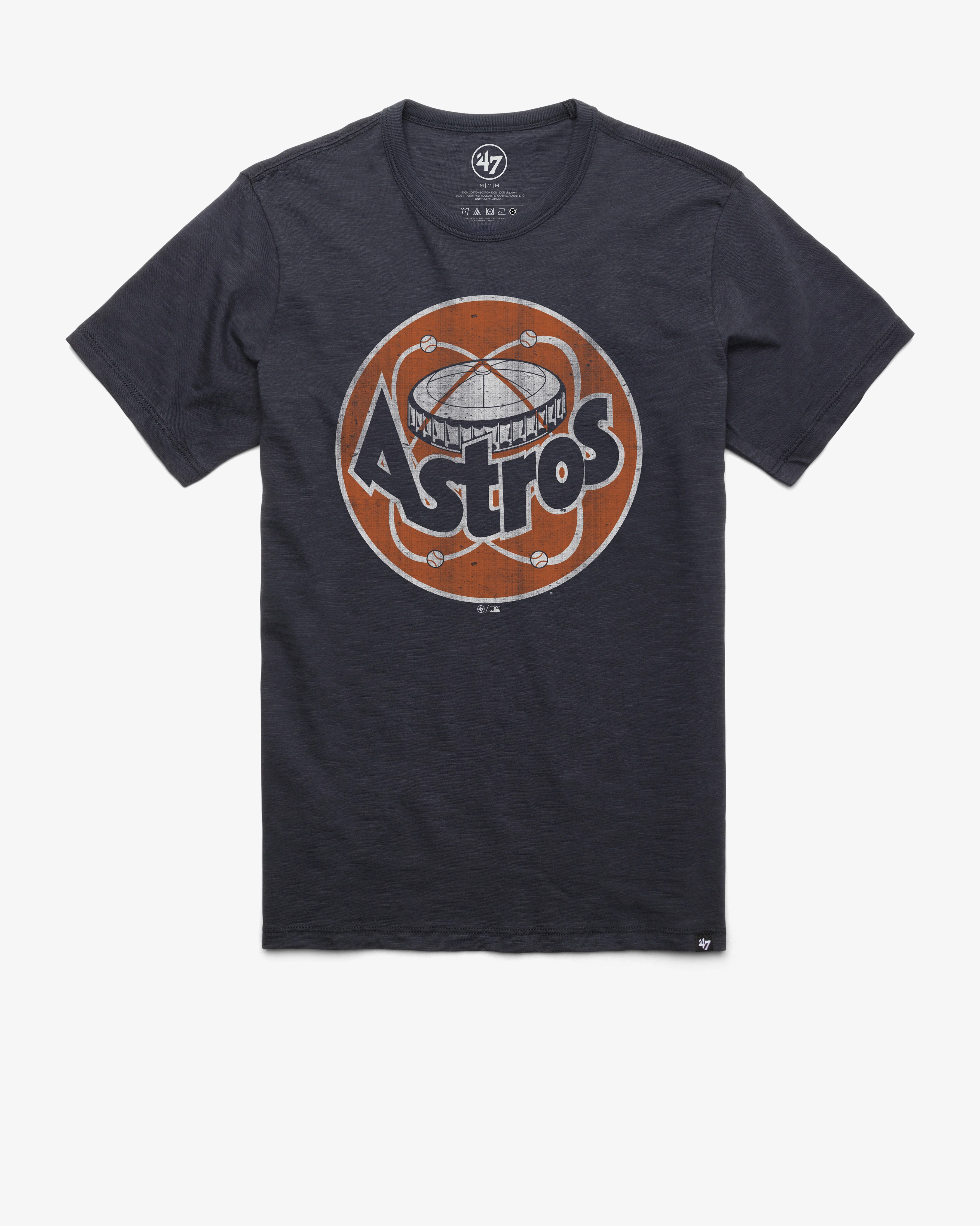 HOUSTON ASTROS COOPERSTOWN GRIT '47 VINTAGE SCRUM TEE