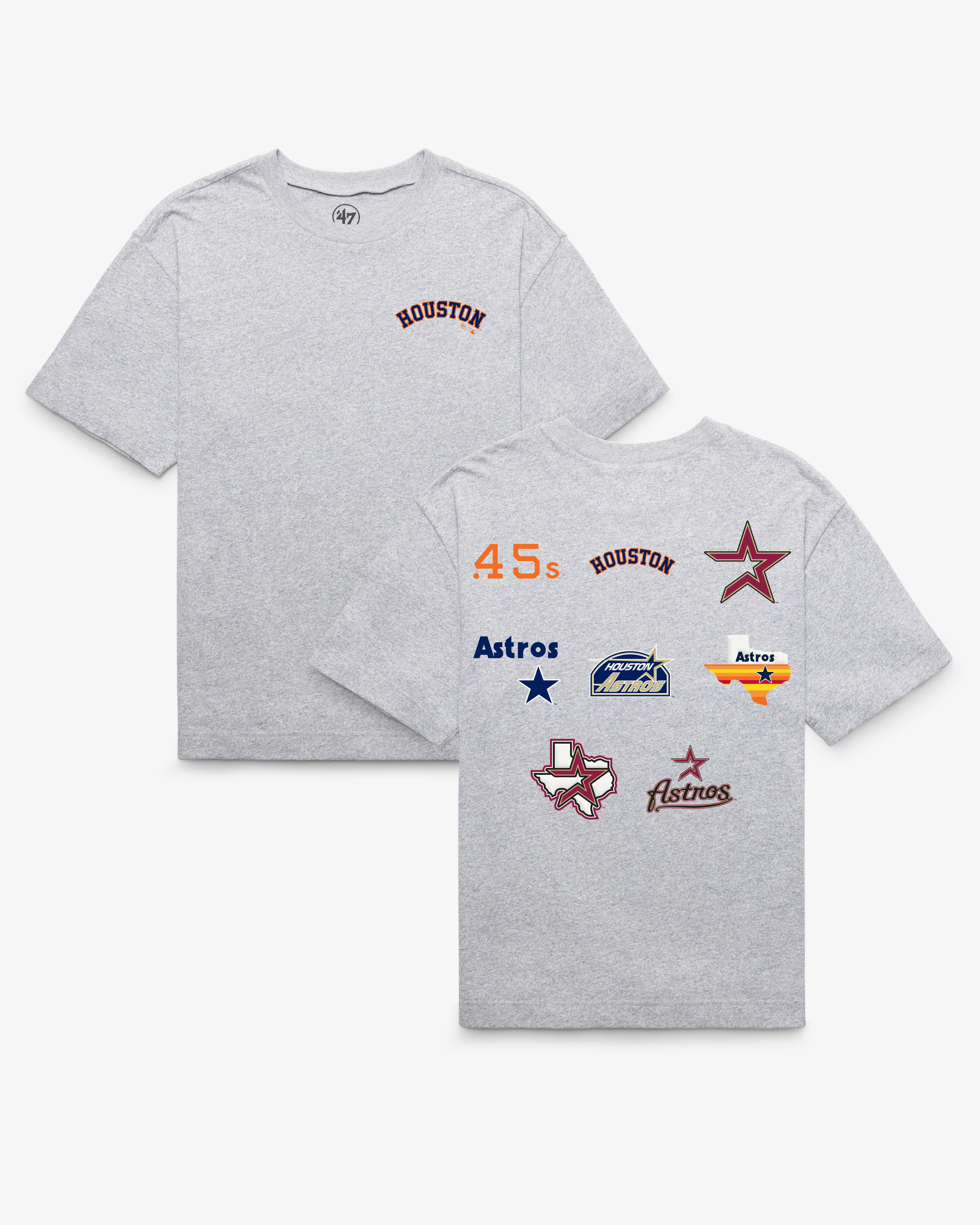 HOUSTON ASTROS COOPERSTOWN HISTORY LOCK '47 FOUNDATION TEE