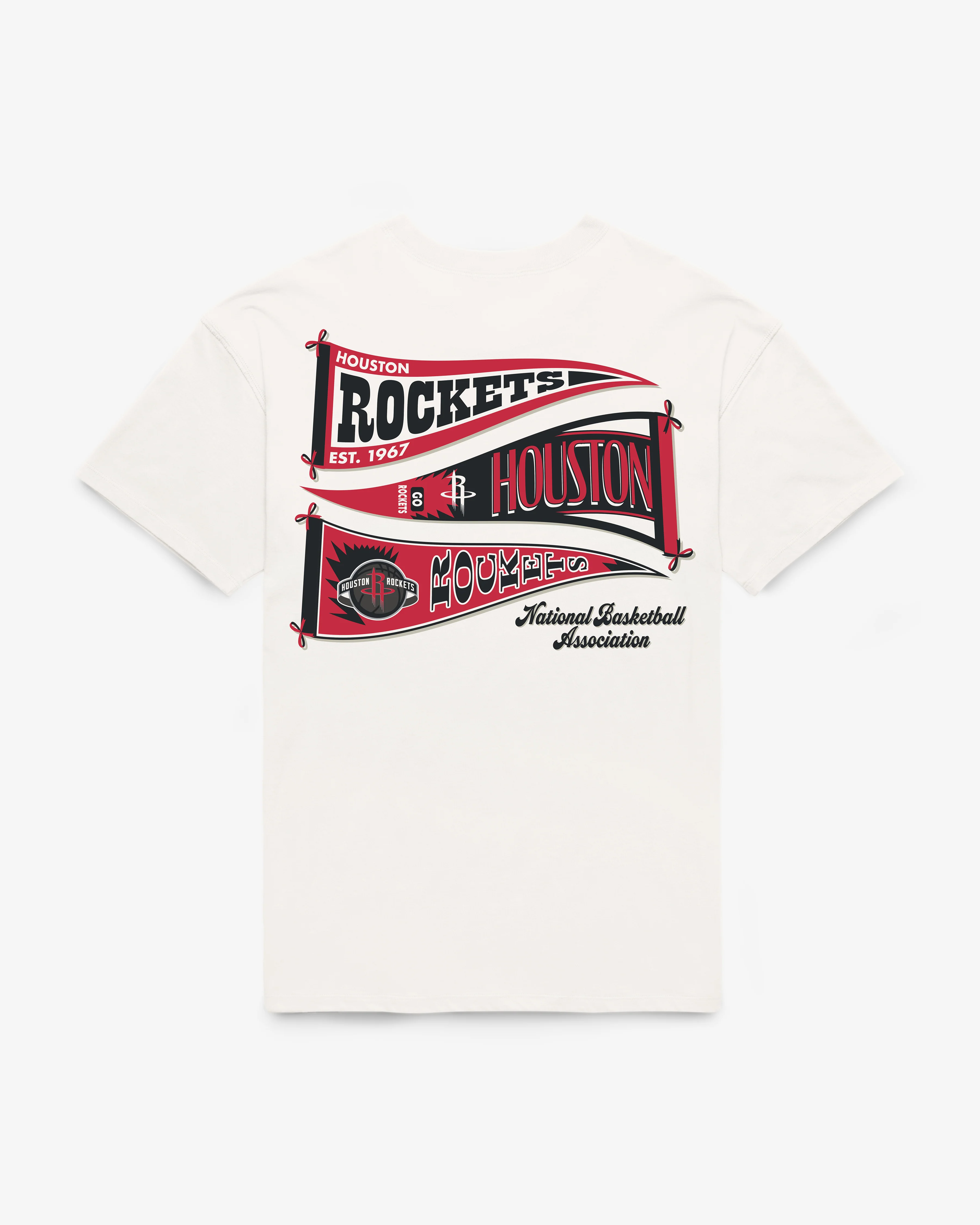 HOUSTON ROCKETS BOW AND BANNER BACKER '47 SADIE TEE WOMENS - Image 3