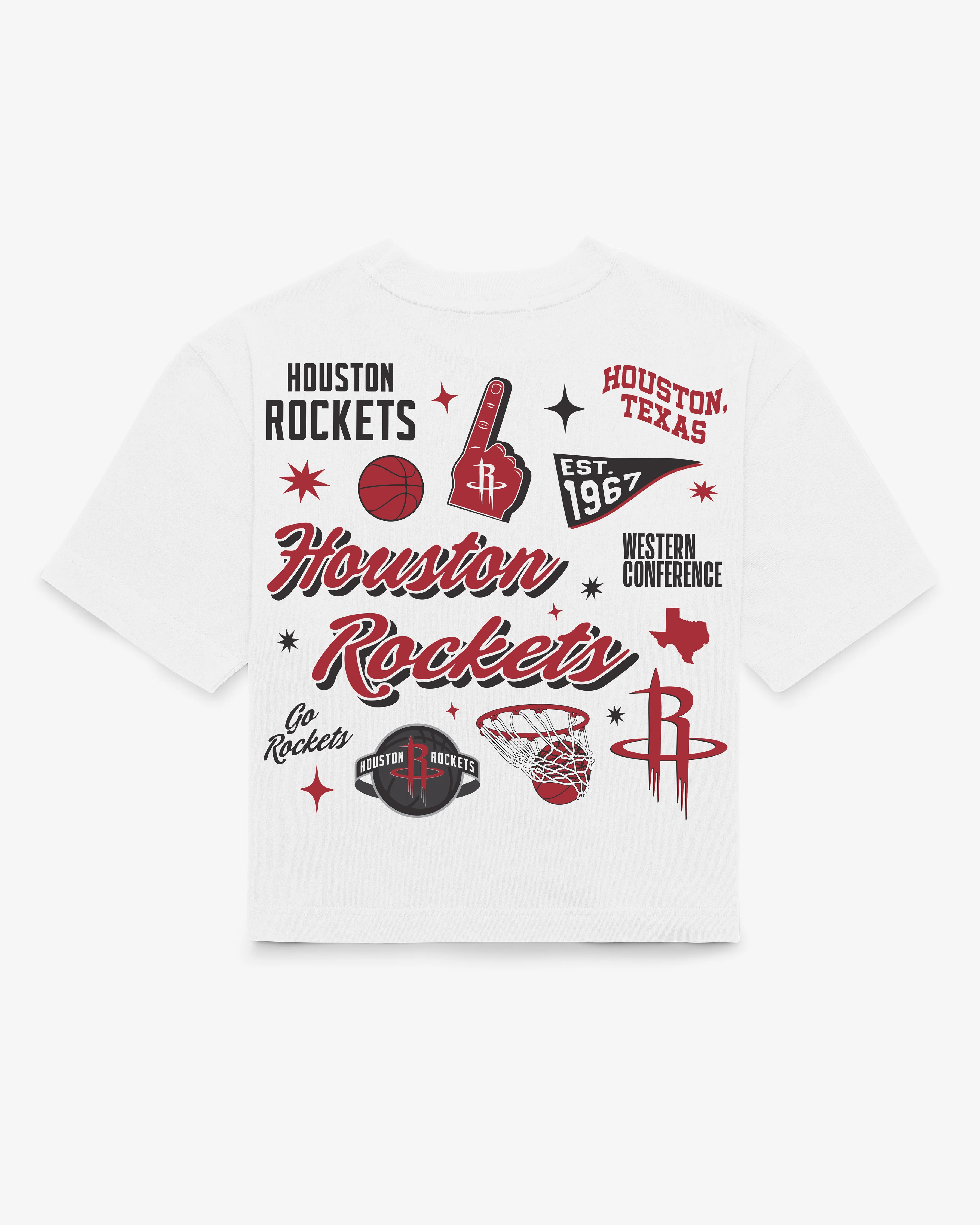 HOUSTON ROCKETS COLLAGE SCRIPT '47 REED CITY TEE WOMENS - Image 3