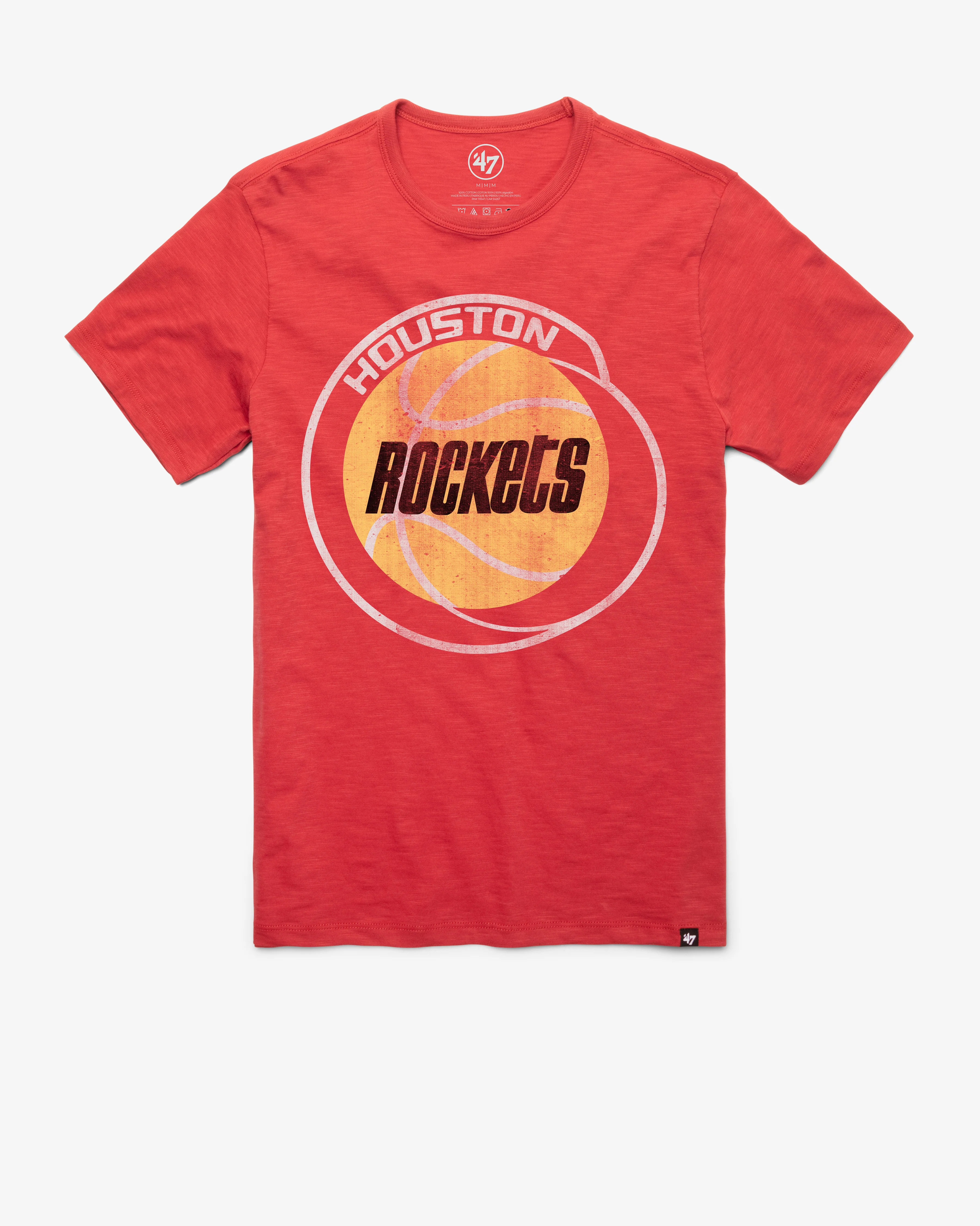 HOUSTON ROCKETS HARDWOOD CLASSICS GRIT '47 SCRUM TEE