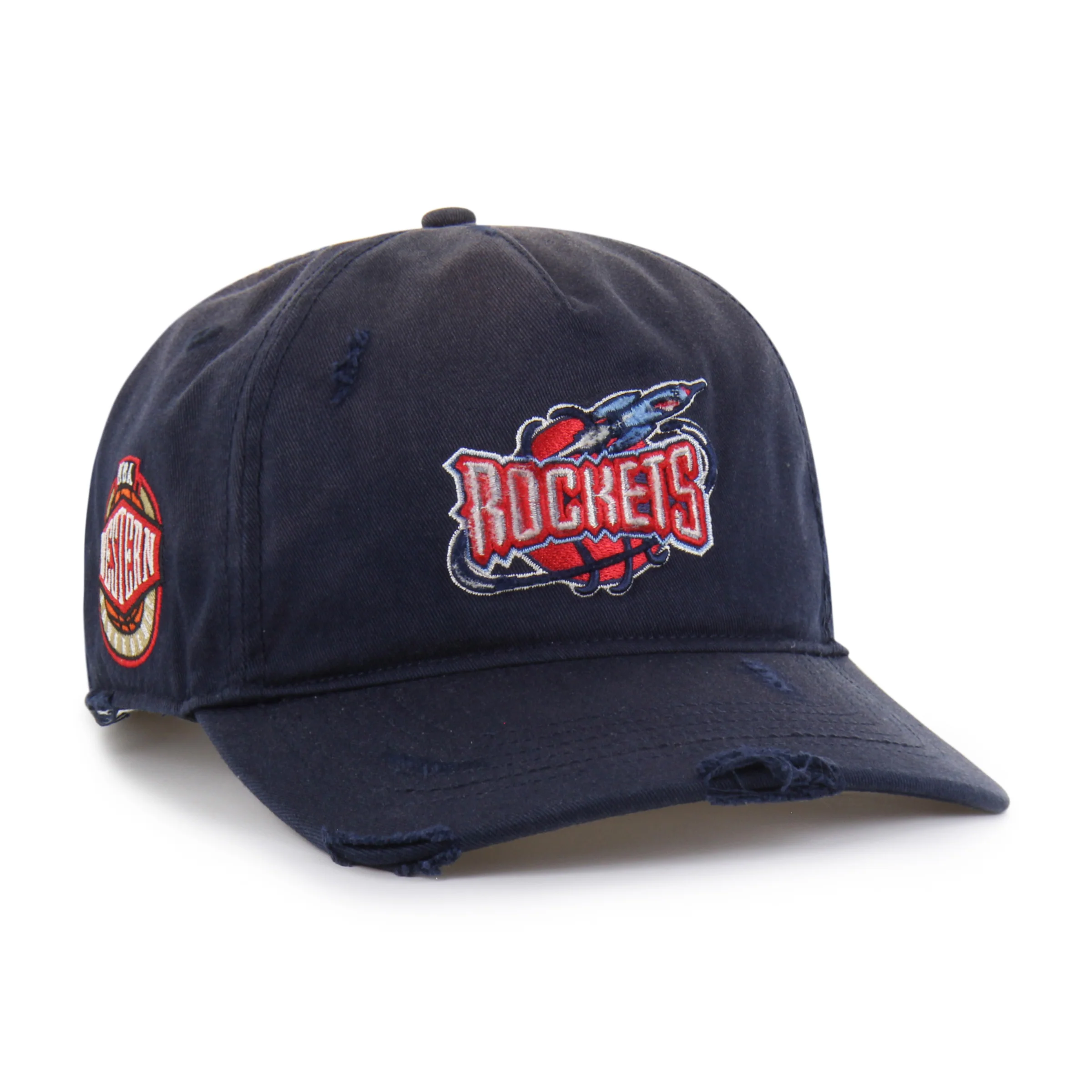 HOUSTON ROCKETS HARDWOOD CLASSICS WORN '47 HITCH LC LOW CROWN
