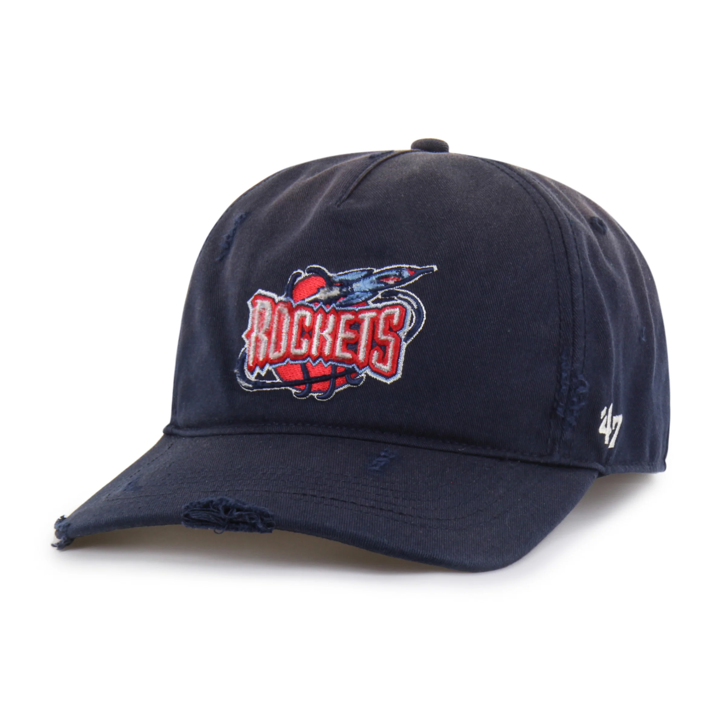 HOUSTON ROCKETS HARDWOOD CLASSICS WORN '47 HITCH LC LOW CROWN - Image 4