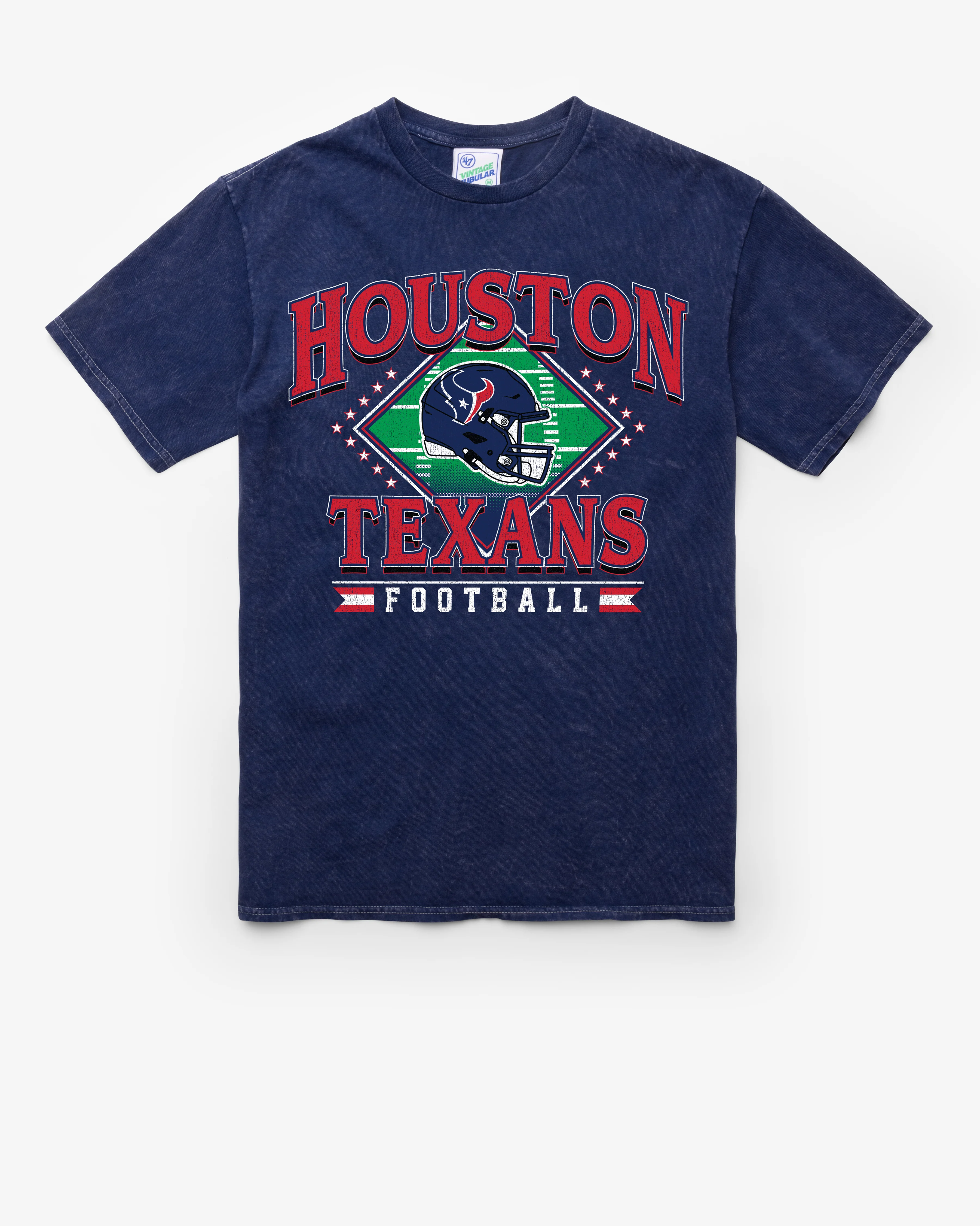 HOUSTON TEXANS FIELD PASS VINTAGE '47 TUBULAR TEE