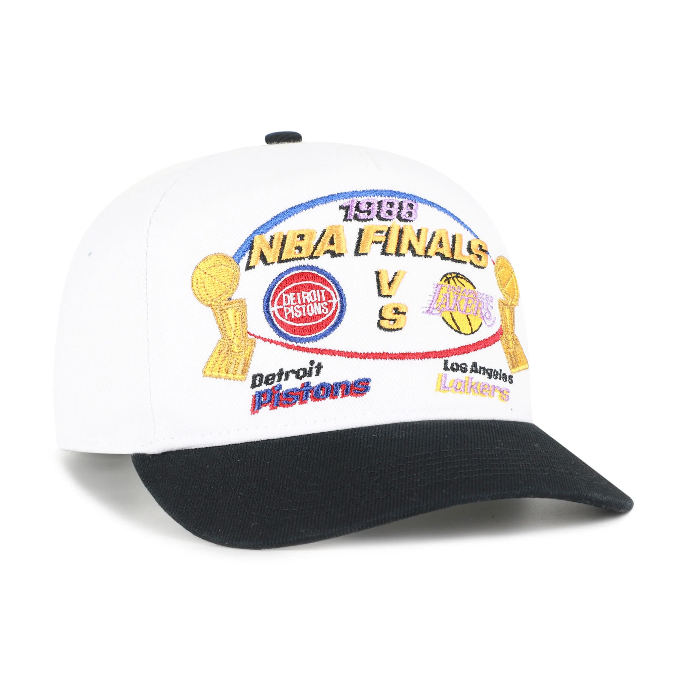 DETROIT PISTONS VS. LOS ANGELES LAKERS NBA FINALS DUELING '47 HITCH - Image 3
