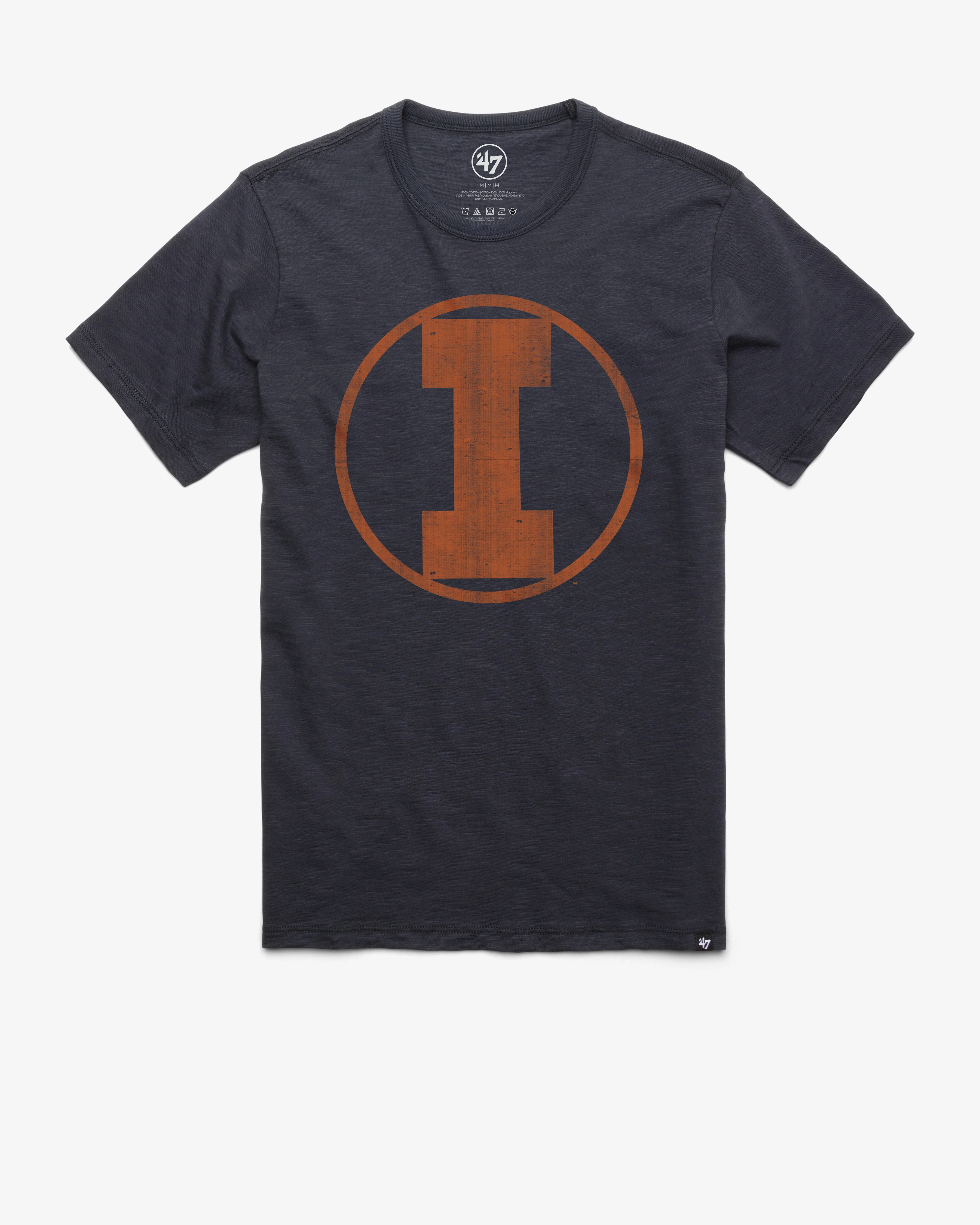 ILLINOIS FIGHTING ILLINI VINTAGE GRIT '47 SCRUM TEE
