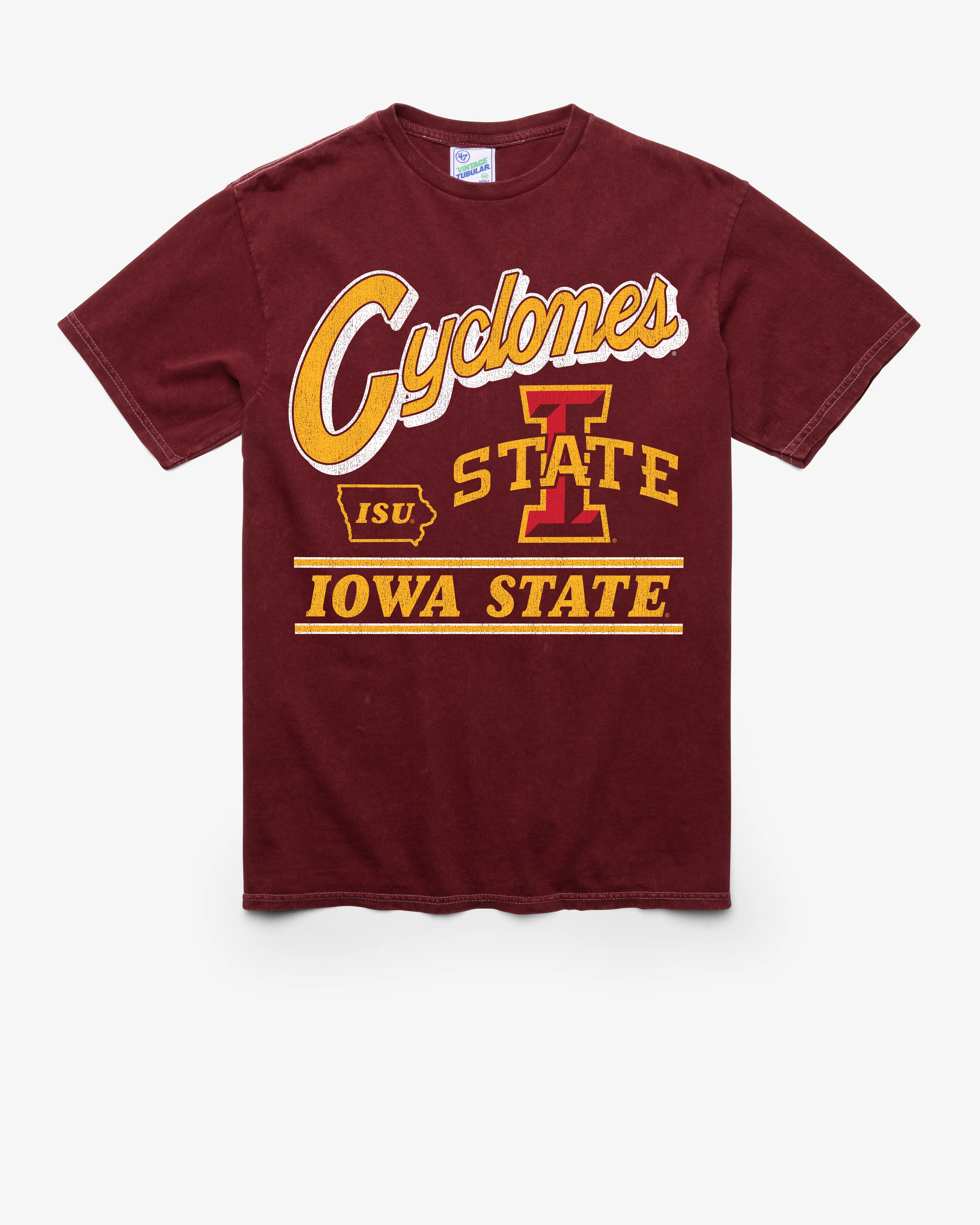 IOWA STATE CYCLONES FLY BY VINTAGE '47 TUBULAR TEE