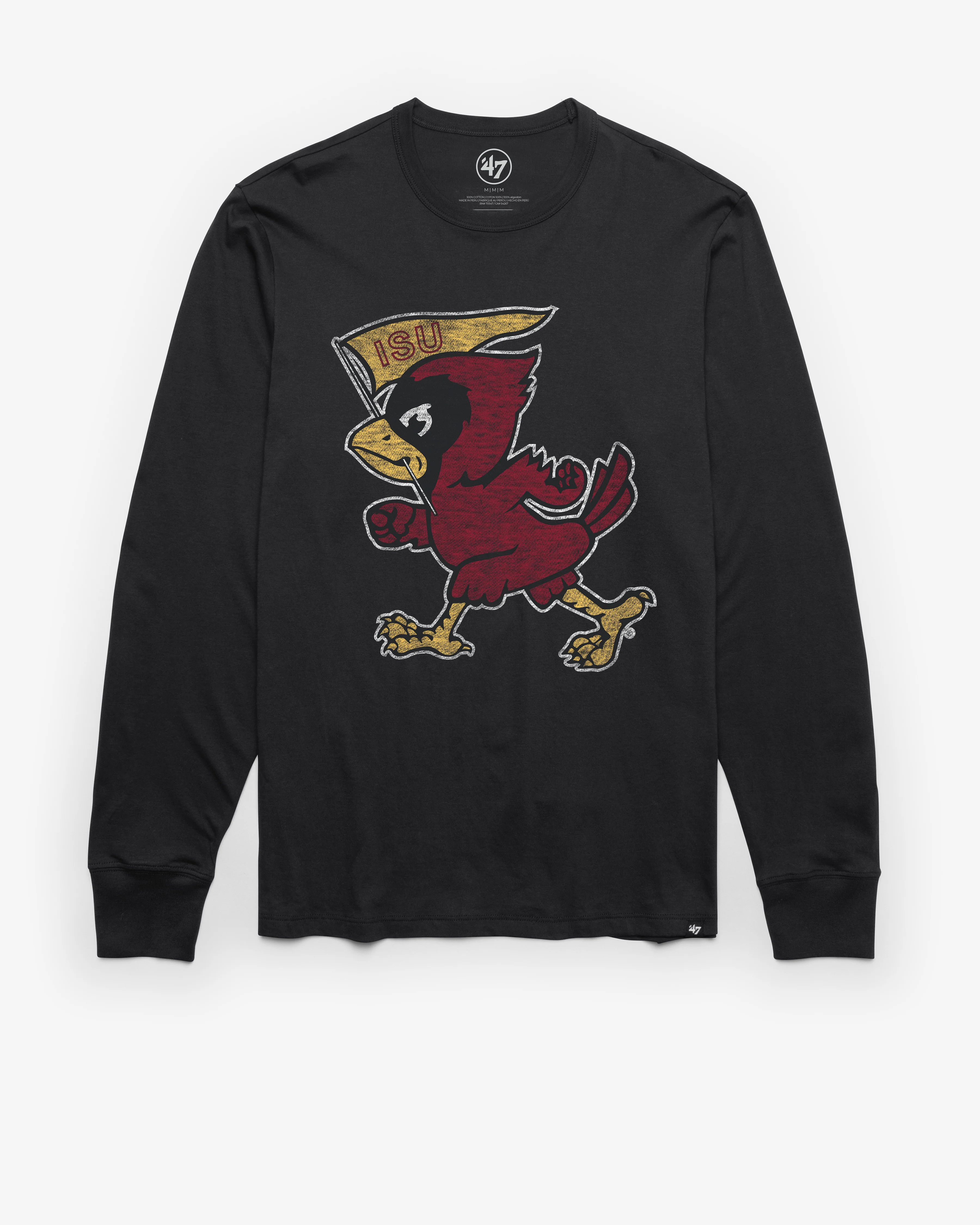 IOWA STATE CYCLONES VINTAGE PREMIER '47 FRANKLIN LONG SLEEVE TEE