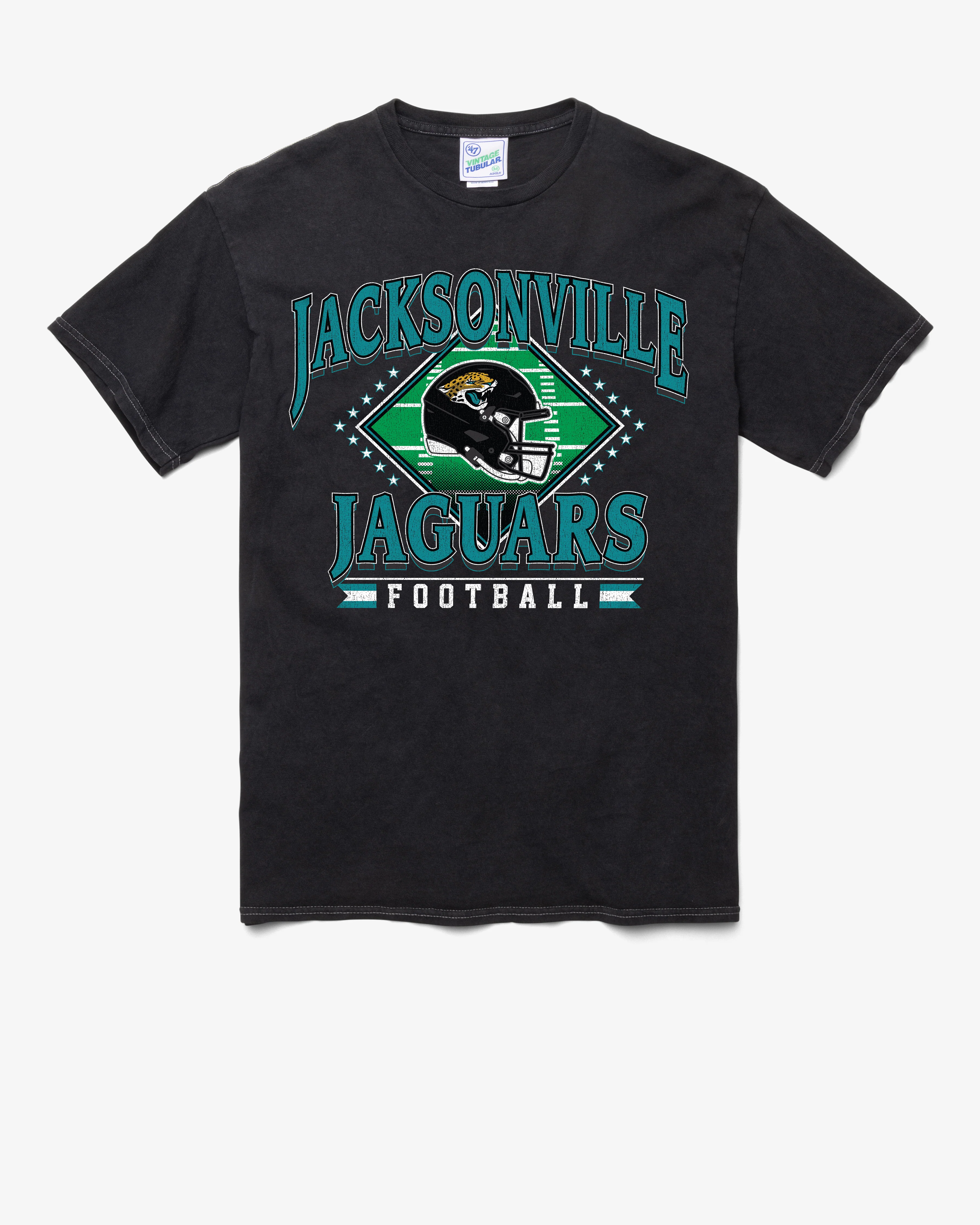 JACKSONVILLE JAGUARS FIELD PASS VINTAGE '47 TUBULAR TEE