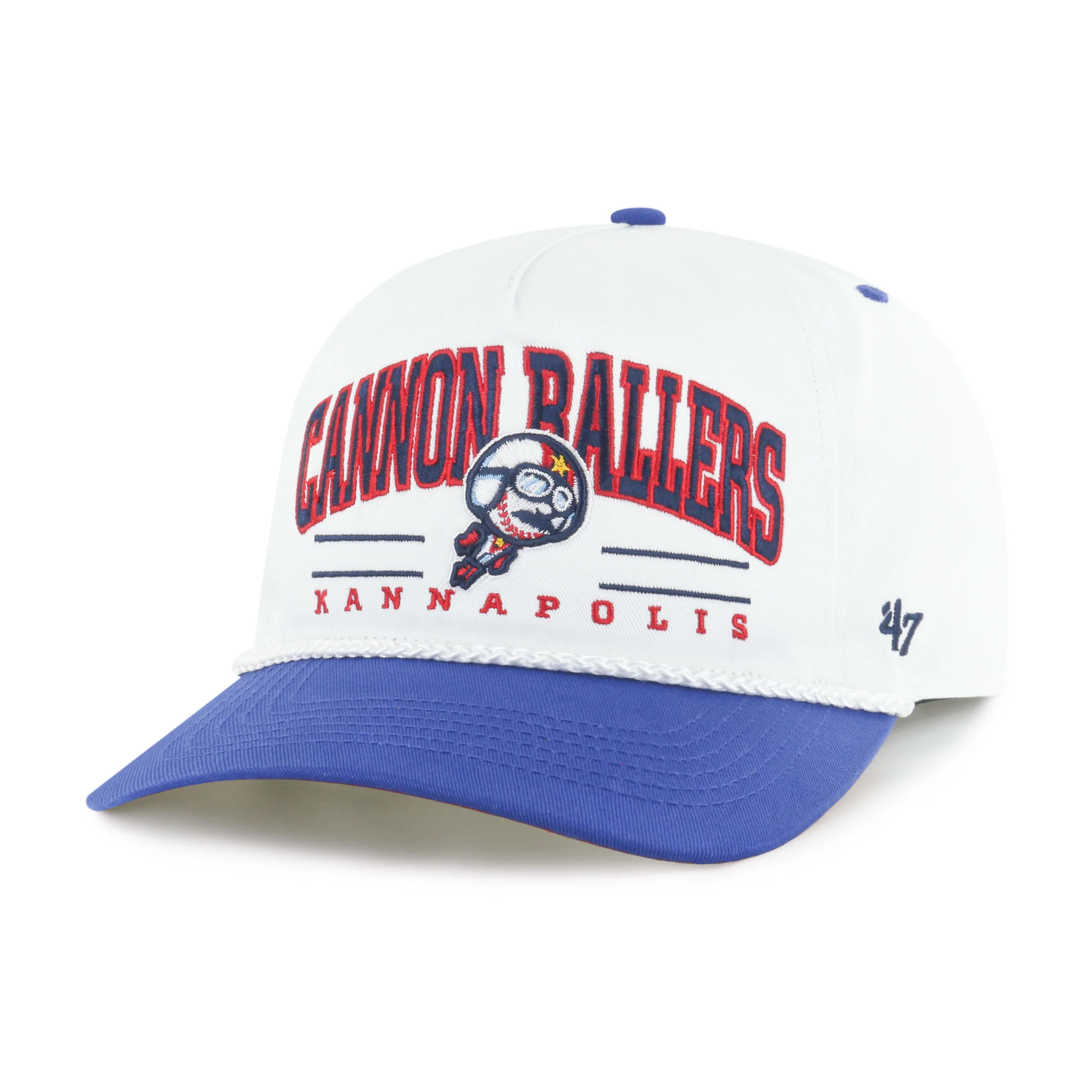 KANNAPOLIS CANNON BALLERS ROSCOE ROPE TWO TONE '47 HITCH